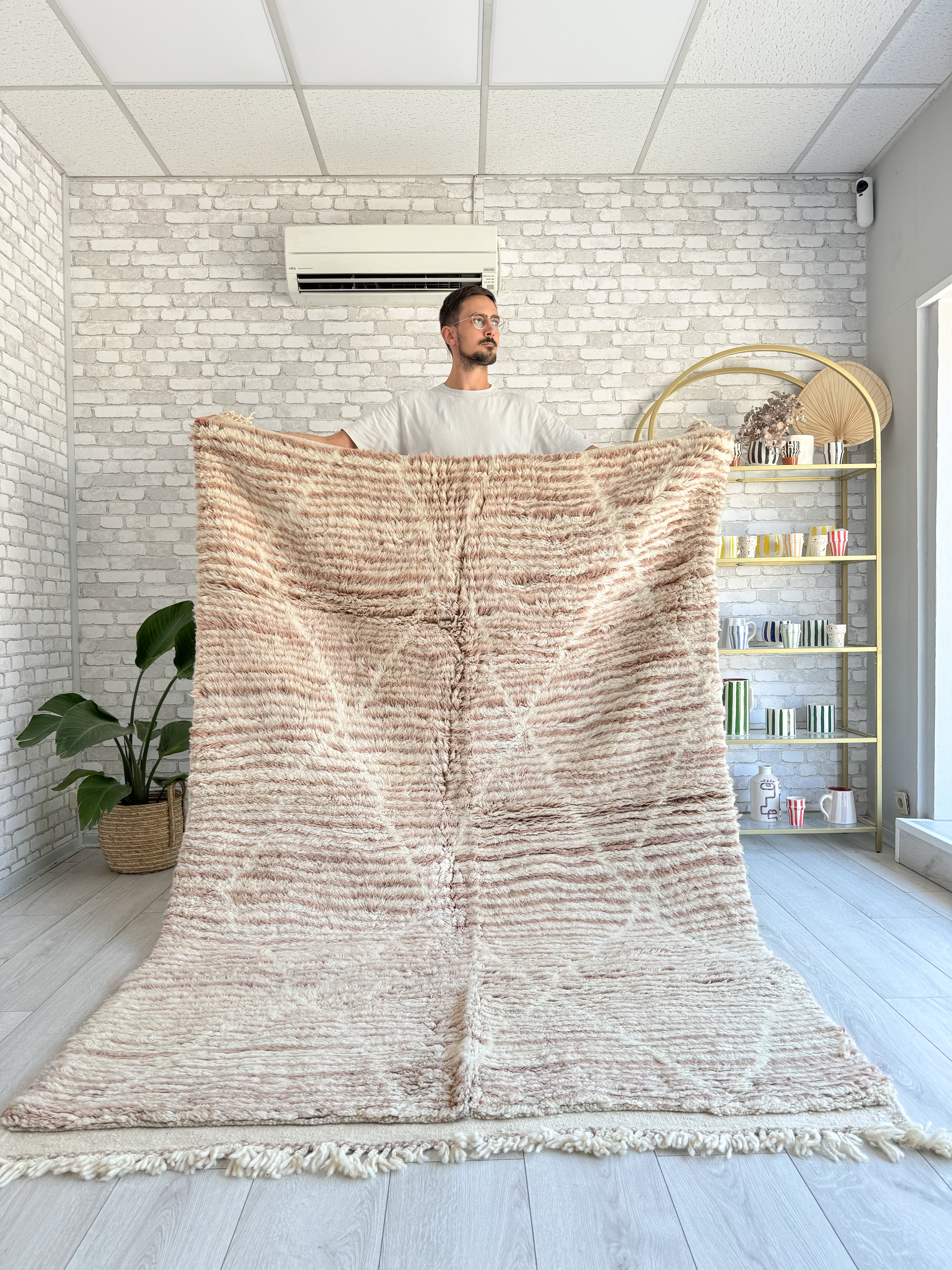 Bunter Beni Ouarain-Teppich 158 x 256 cm – Nr. 1113