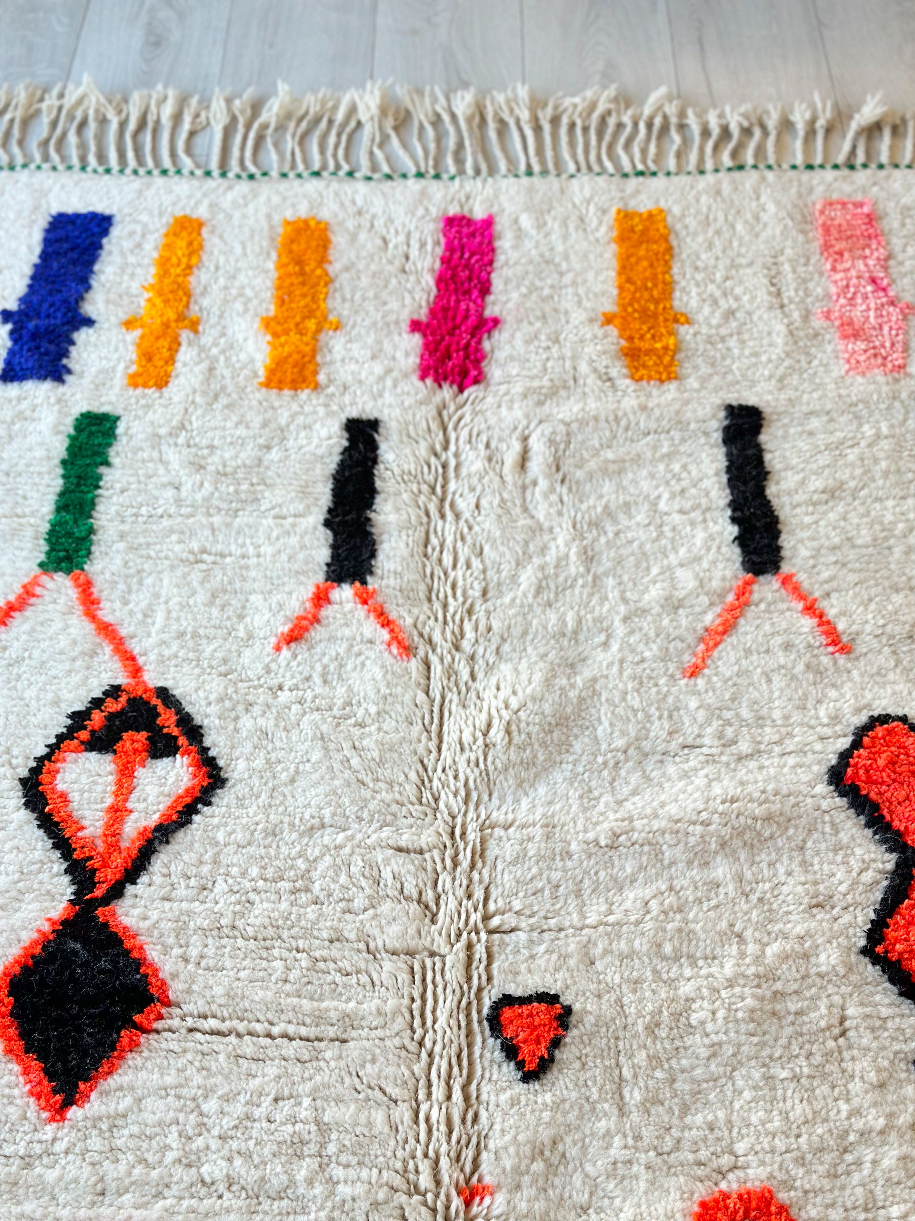 Colorful Berber rug 155 x 255 cm - n°771