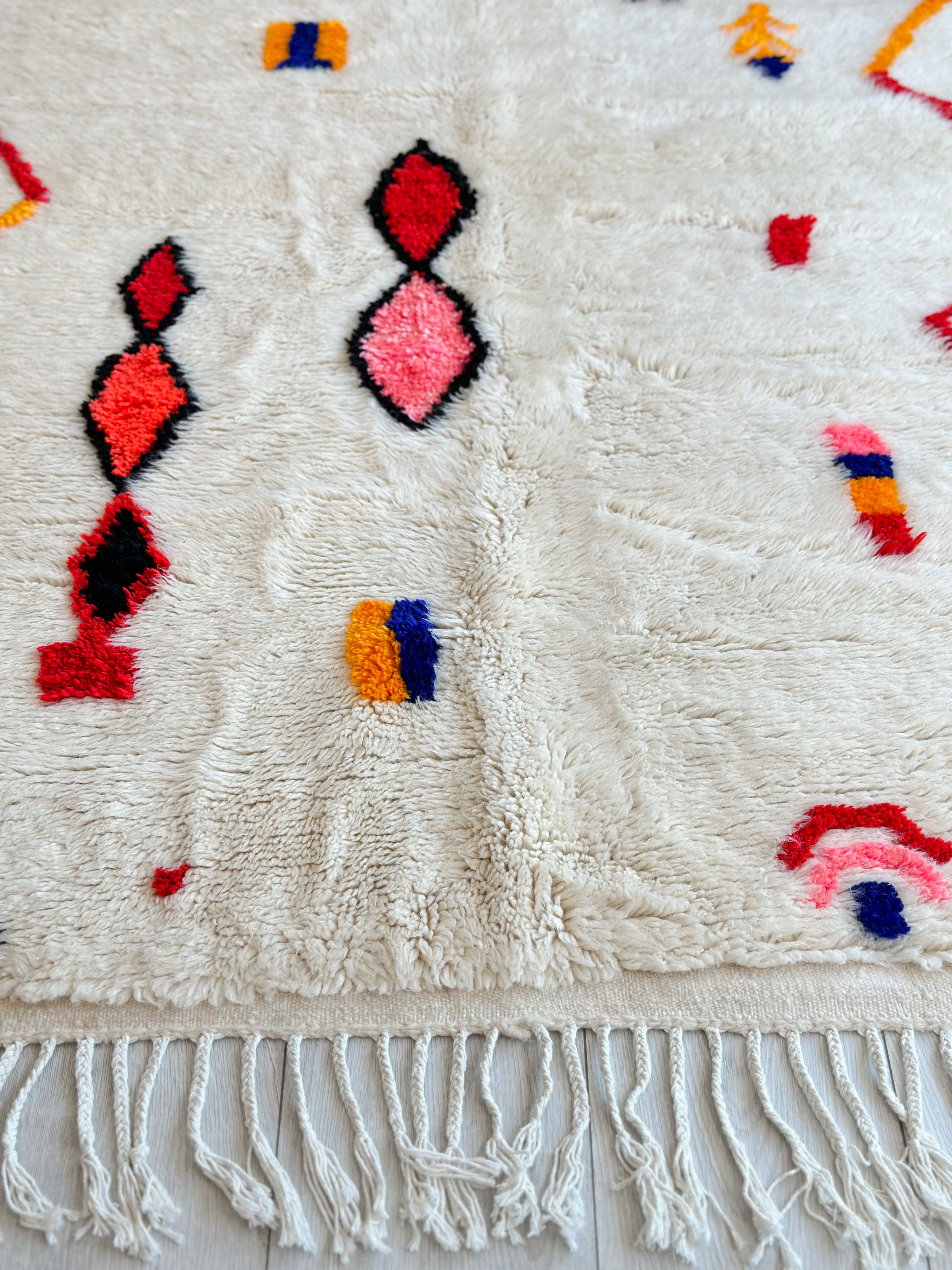 Colorful Berber carpet - n°560 