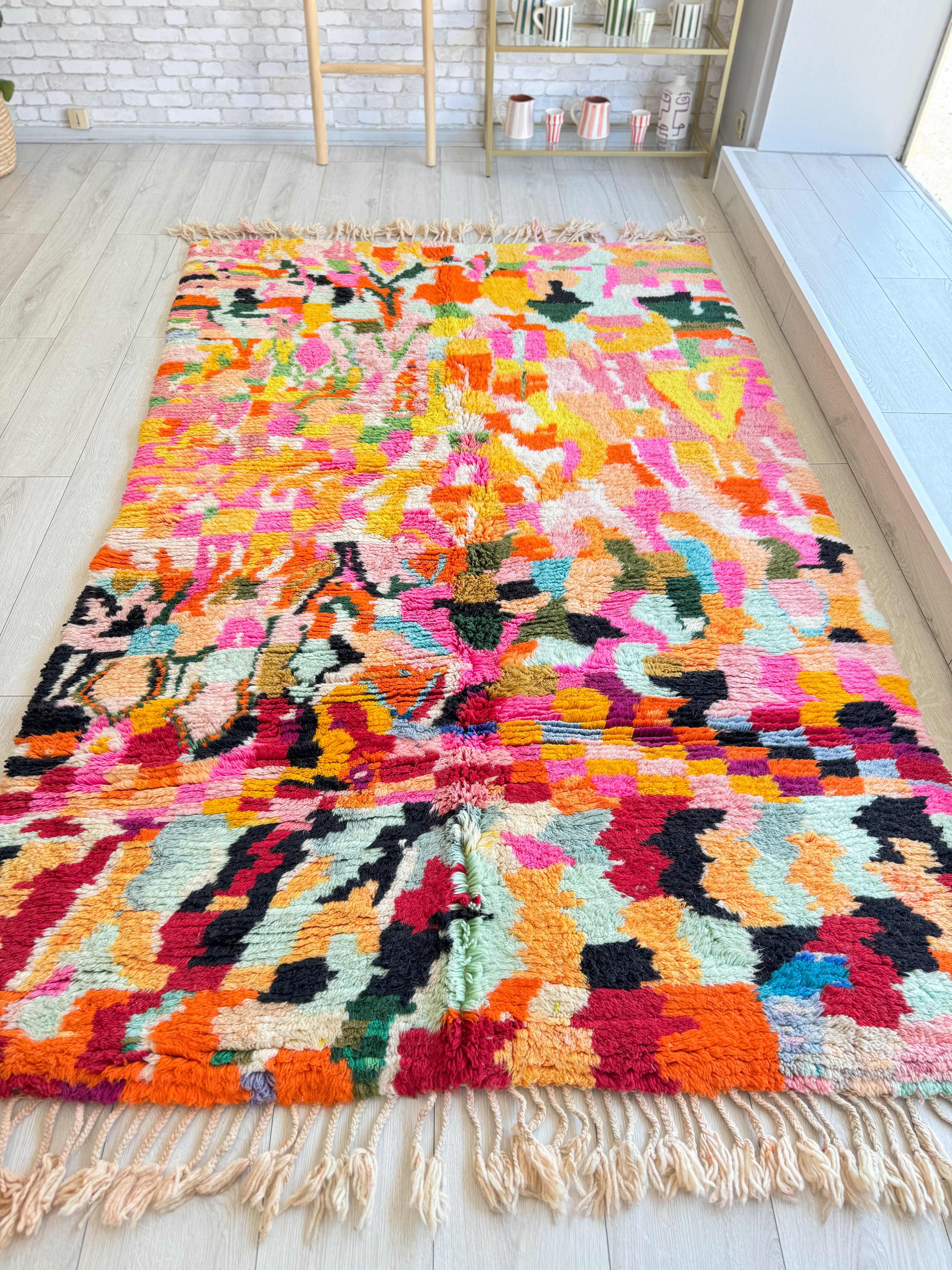 Tapis berbère coloré 158 x 270 cm - n°1310