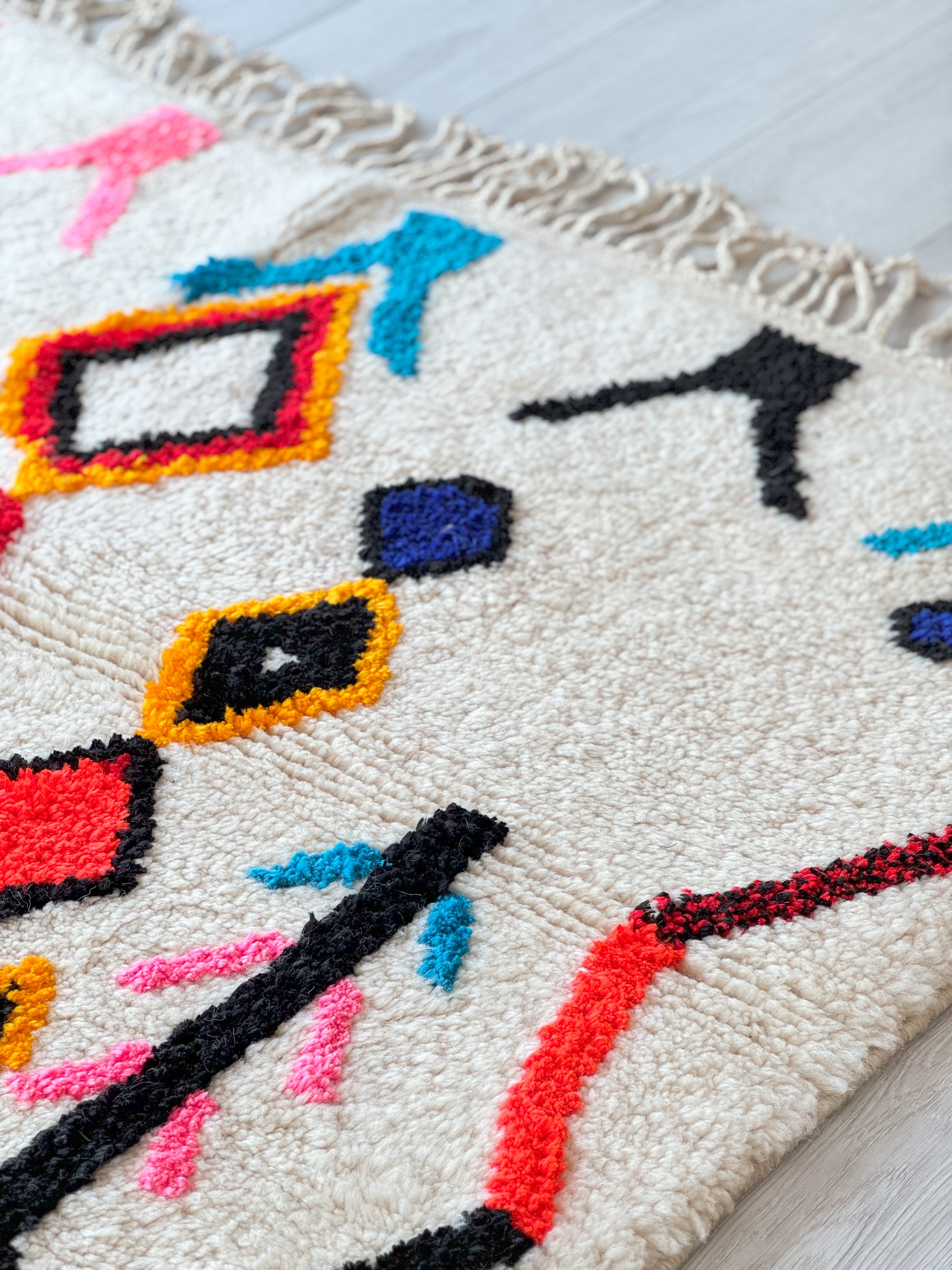 Colorful Berber rug 164 x 288 cm - n°1126