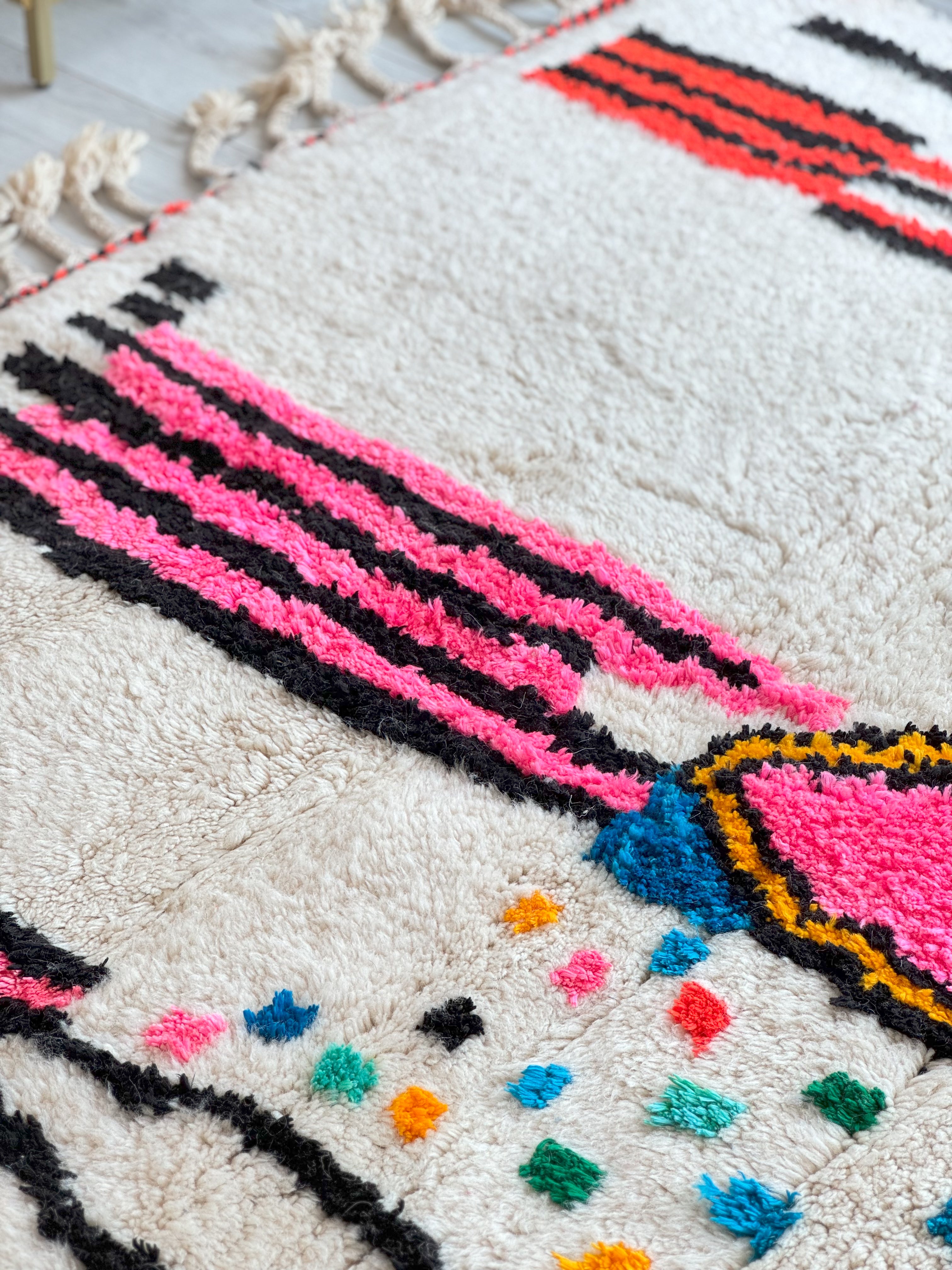 Colorful Berber rug 188 x 286 cm - n°1119