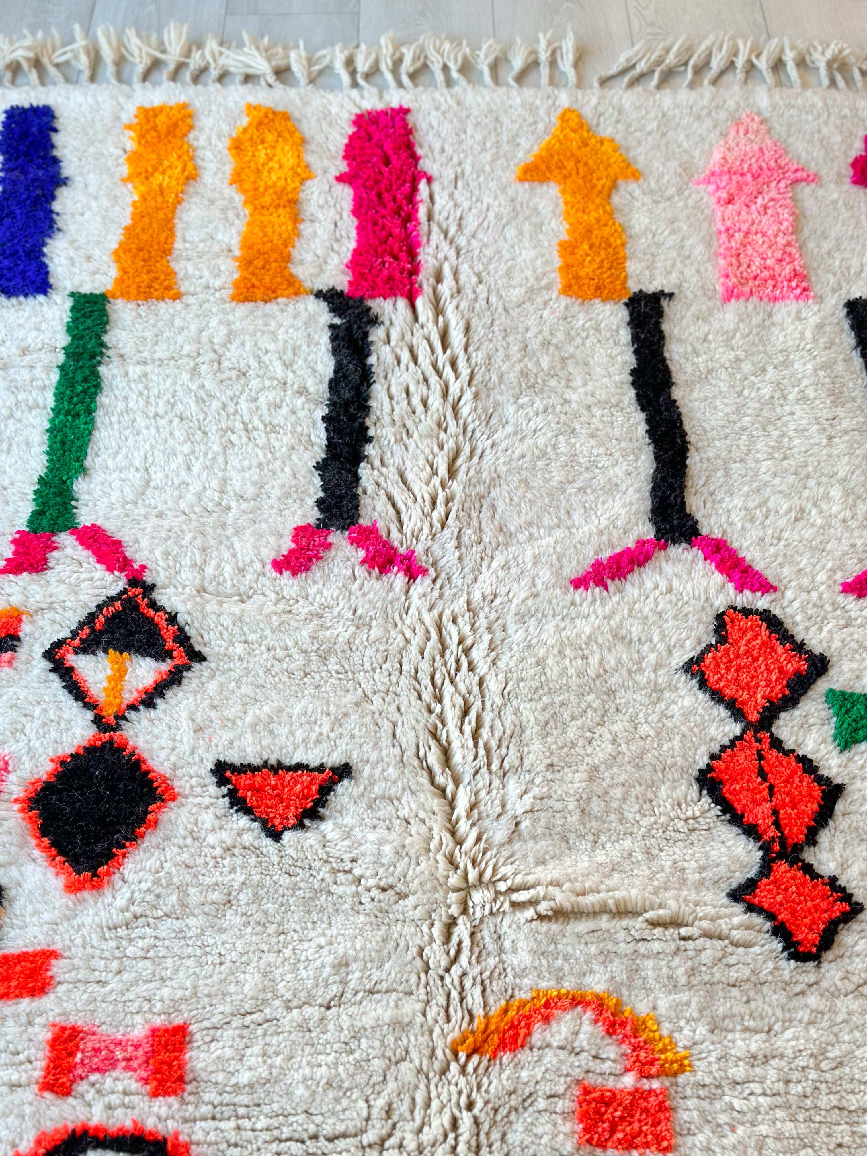 Colorful Berber rug 158 x 260 cm - n°782