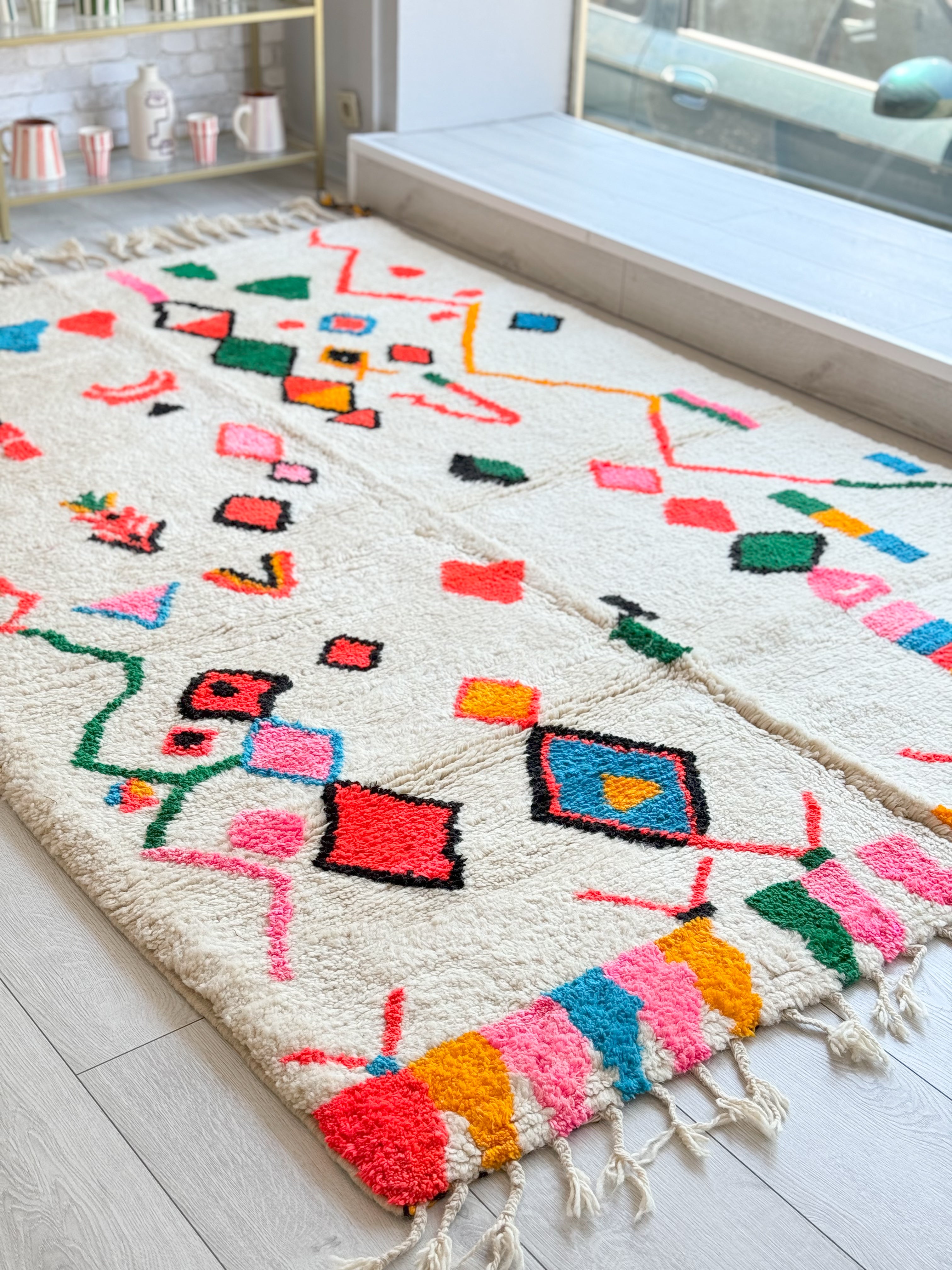 Colorful Berber rug 162 x 260 cm - n°1103