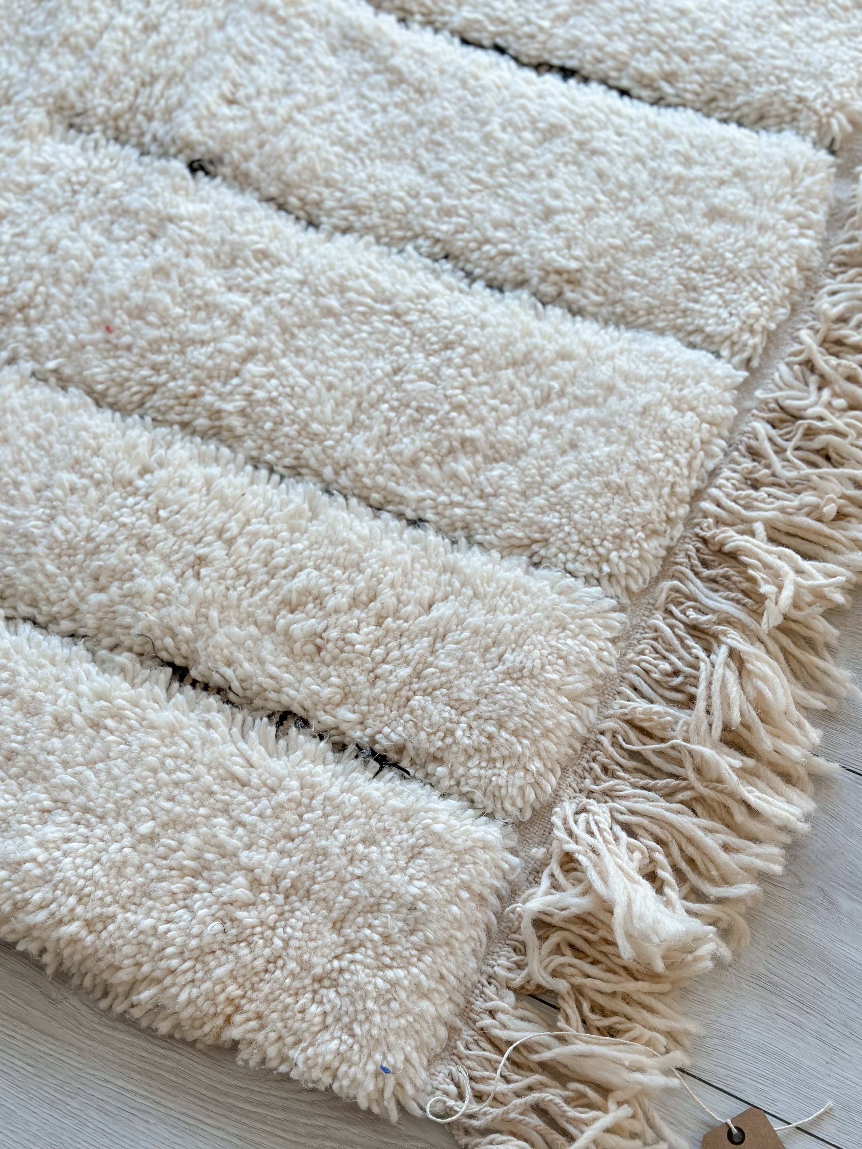 Beni Ouarain shaggy rug - 210 x 306 cm - n°750