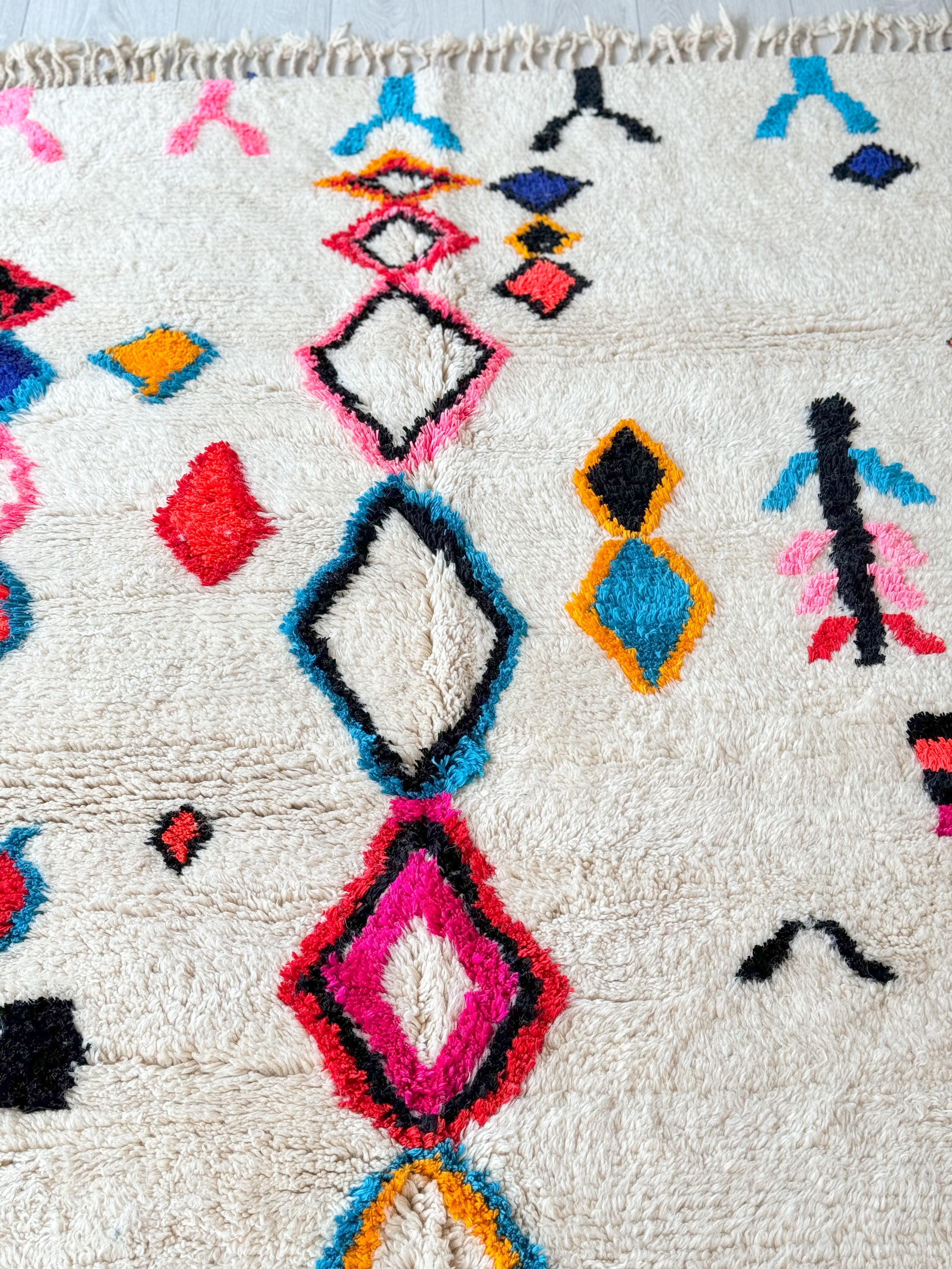 Colorful Berber rug 158 x 248 cm - n°1184