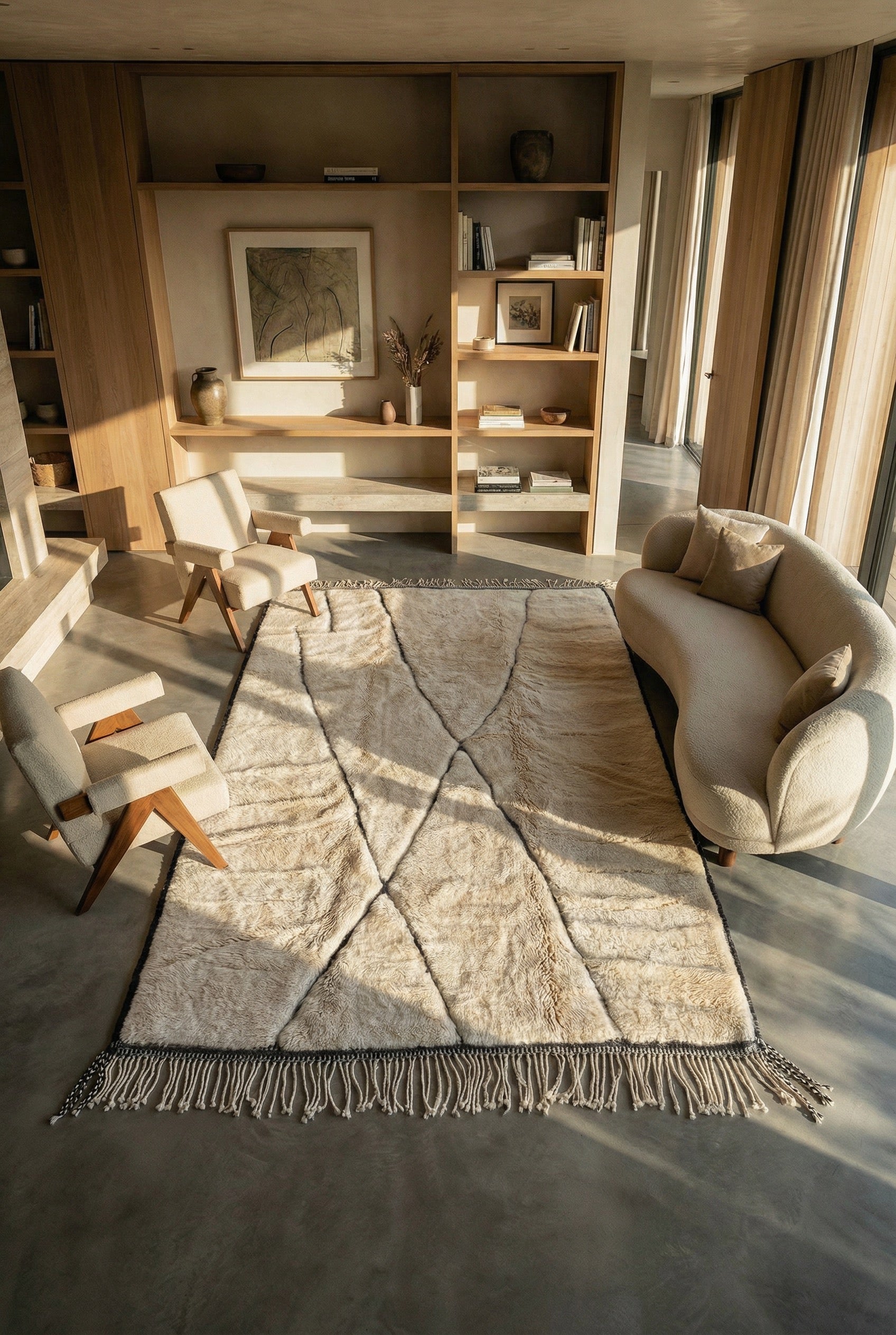 Luxuriöser Beni M'rirt Teppich Nr. 1