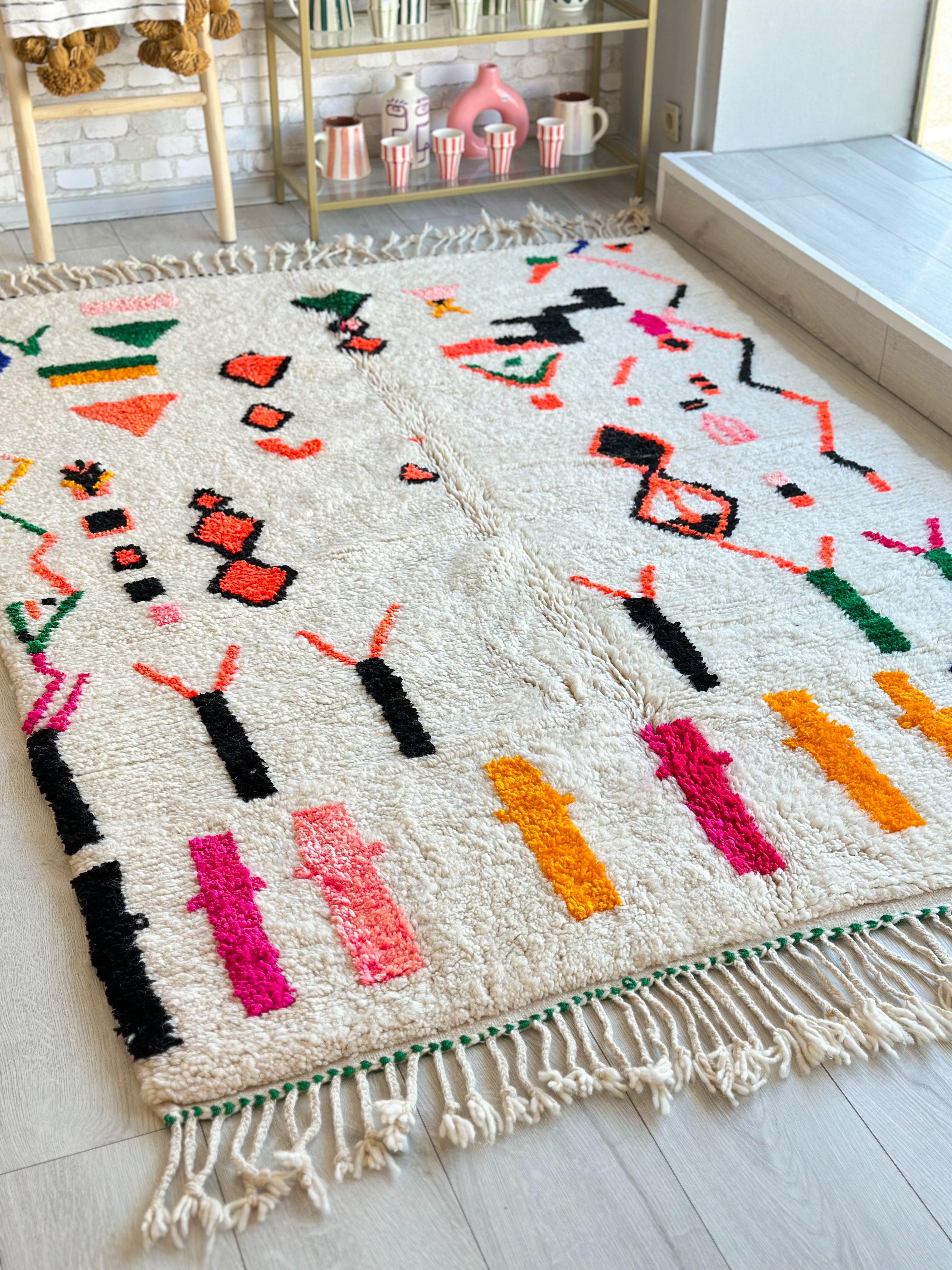 Colorful Berber rug 155 x 255 cm - n°771