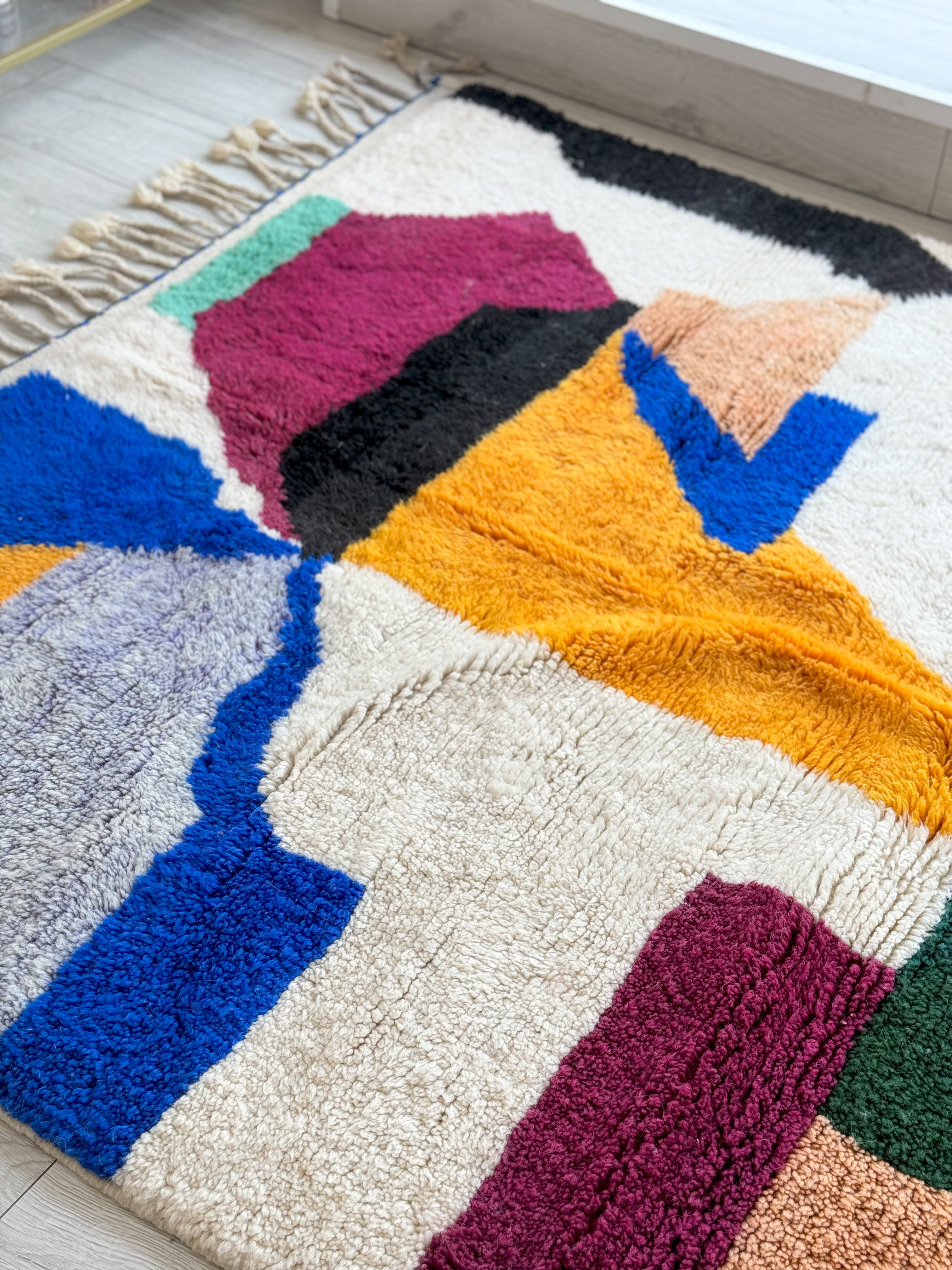 Colorful Berber rug 157 x 263 cm - n°1156