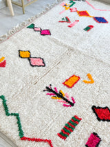 Colorful Berber rug 193 x 290 cm - n°848