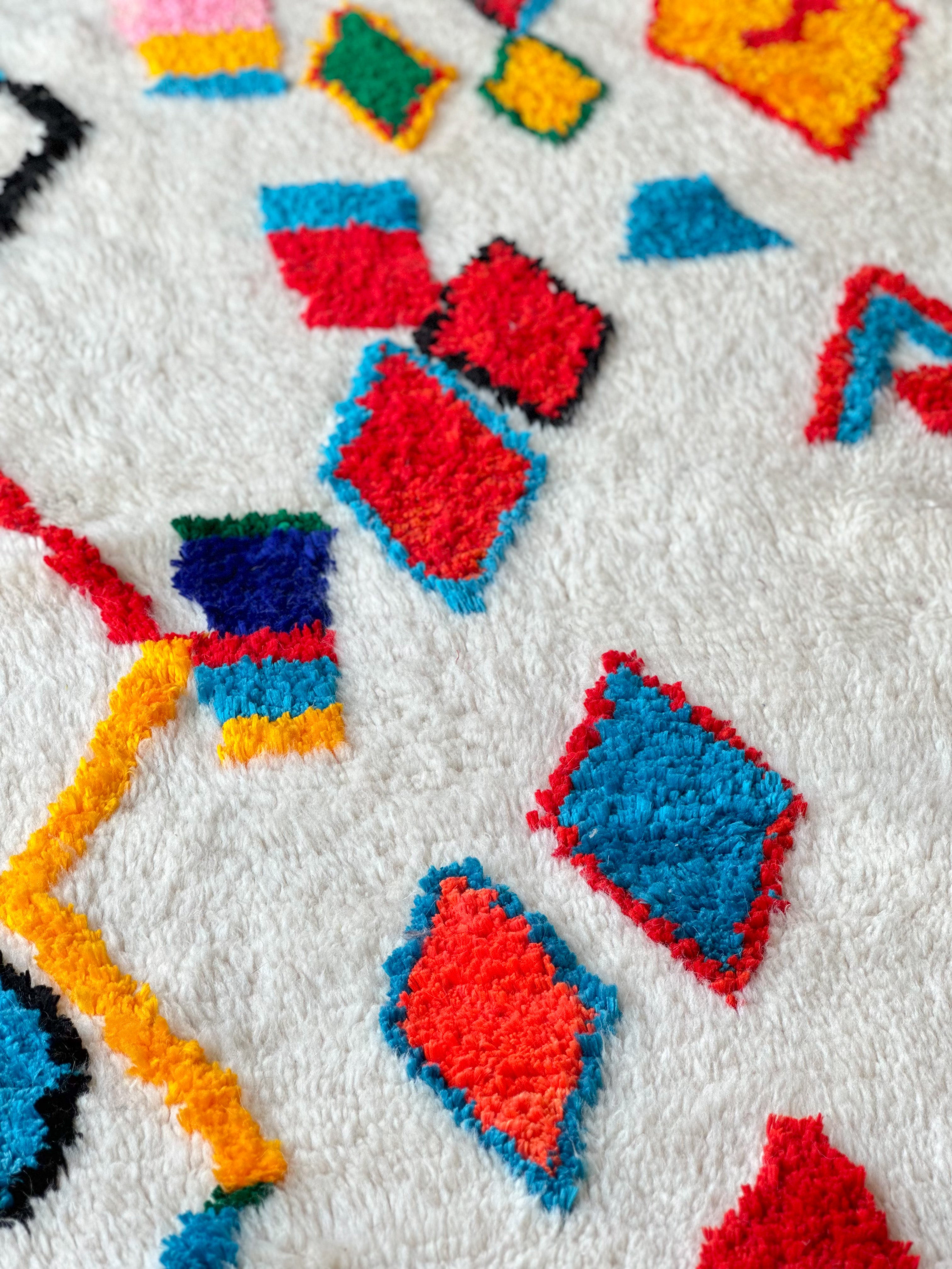 Colorful Berber rug 192 x 305 cm - n°599