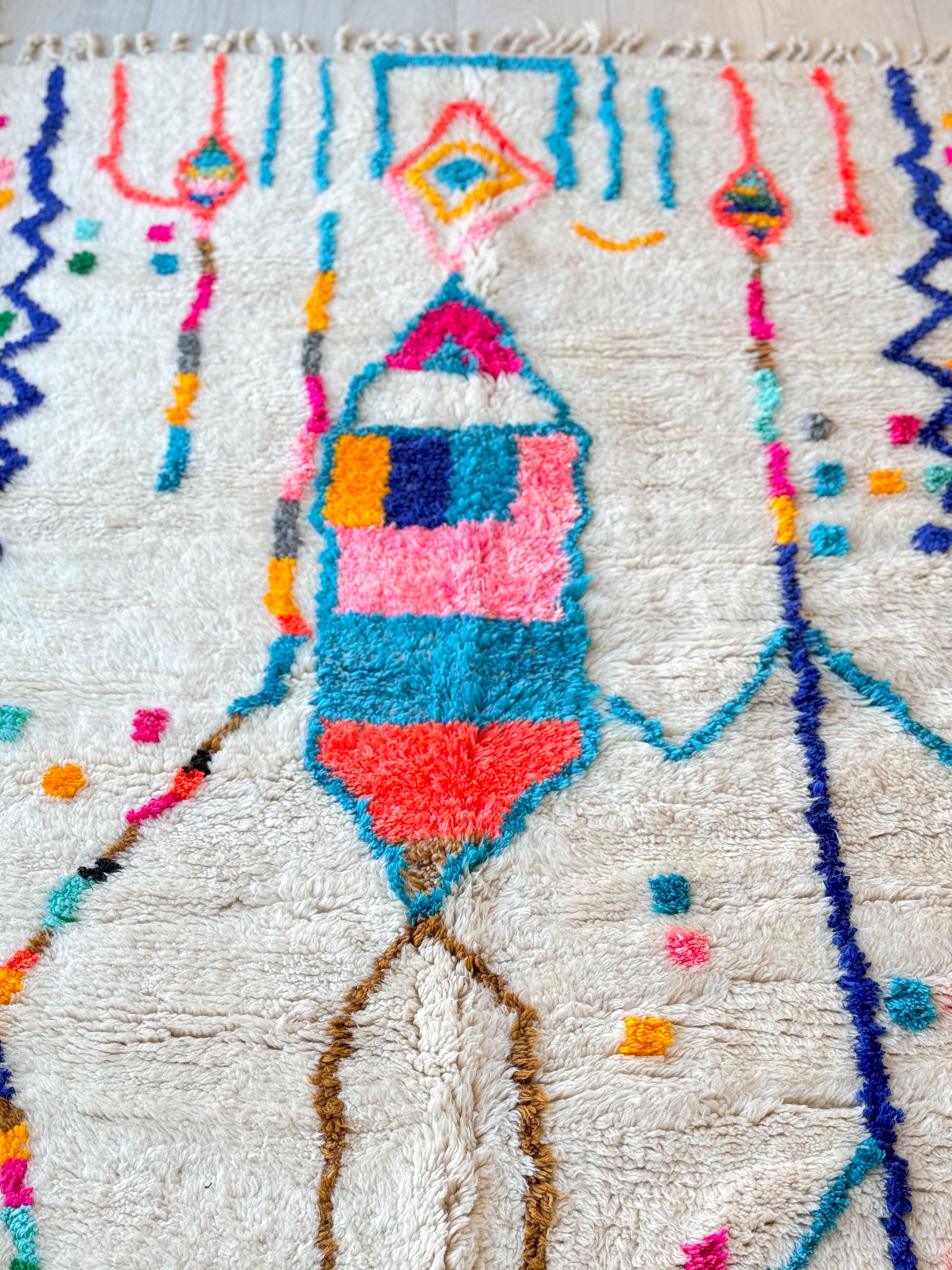 Colorful Berber rug 153 x 270 cm - n°873