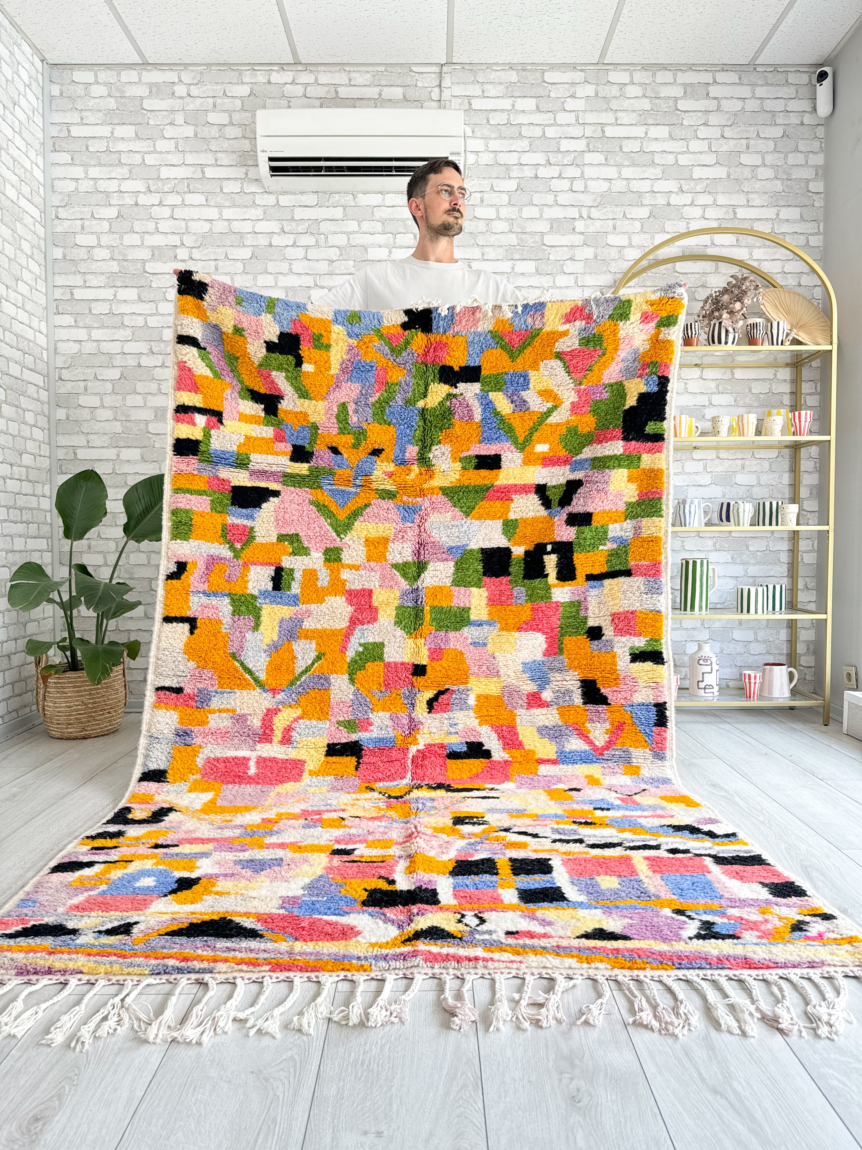 Bunter Berberteppich 156 x 256 cm – Nr. 1165