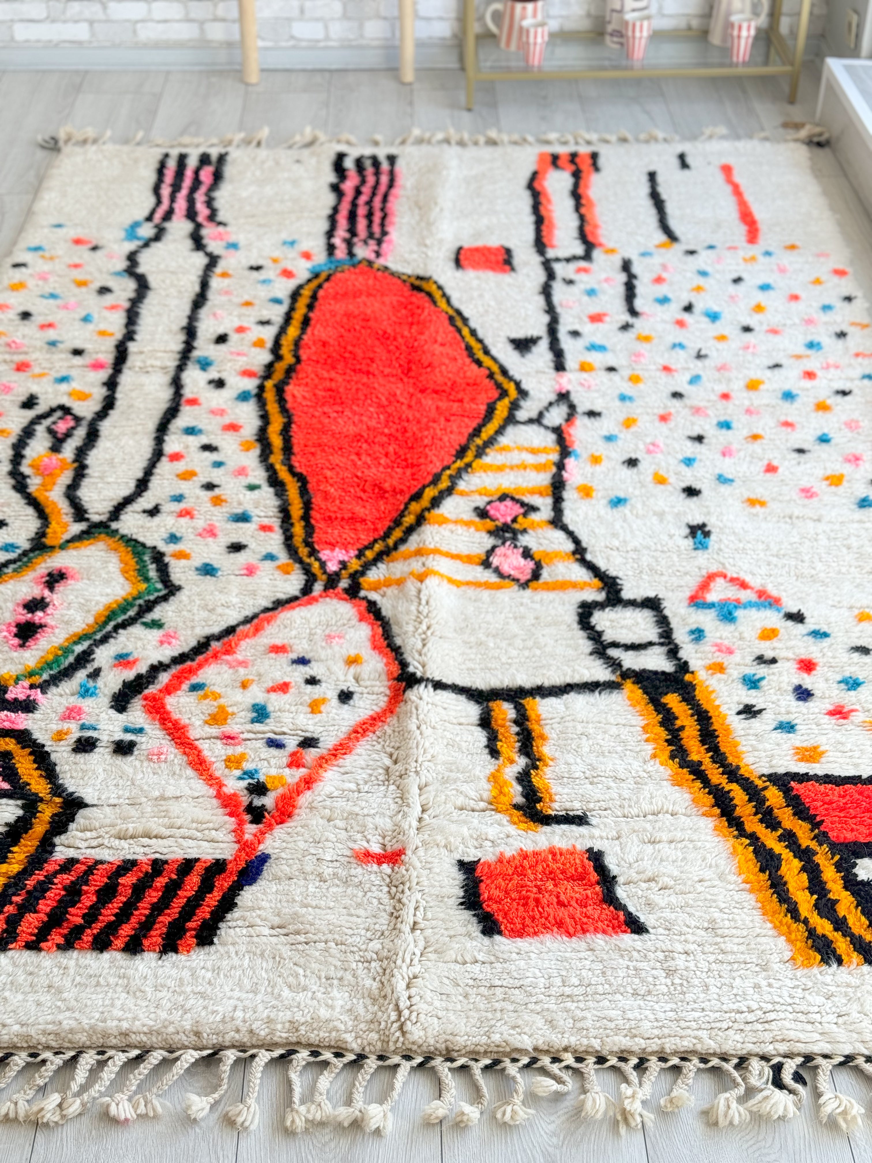 Colorful Berber rug 172 x 270 cm - n°948