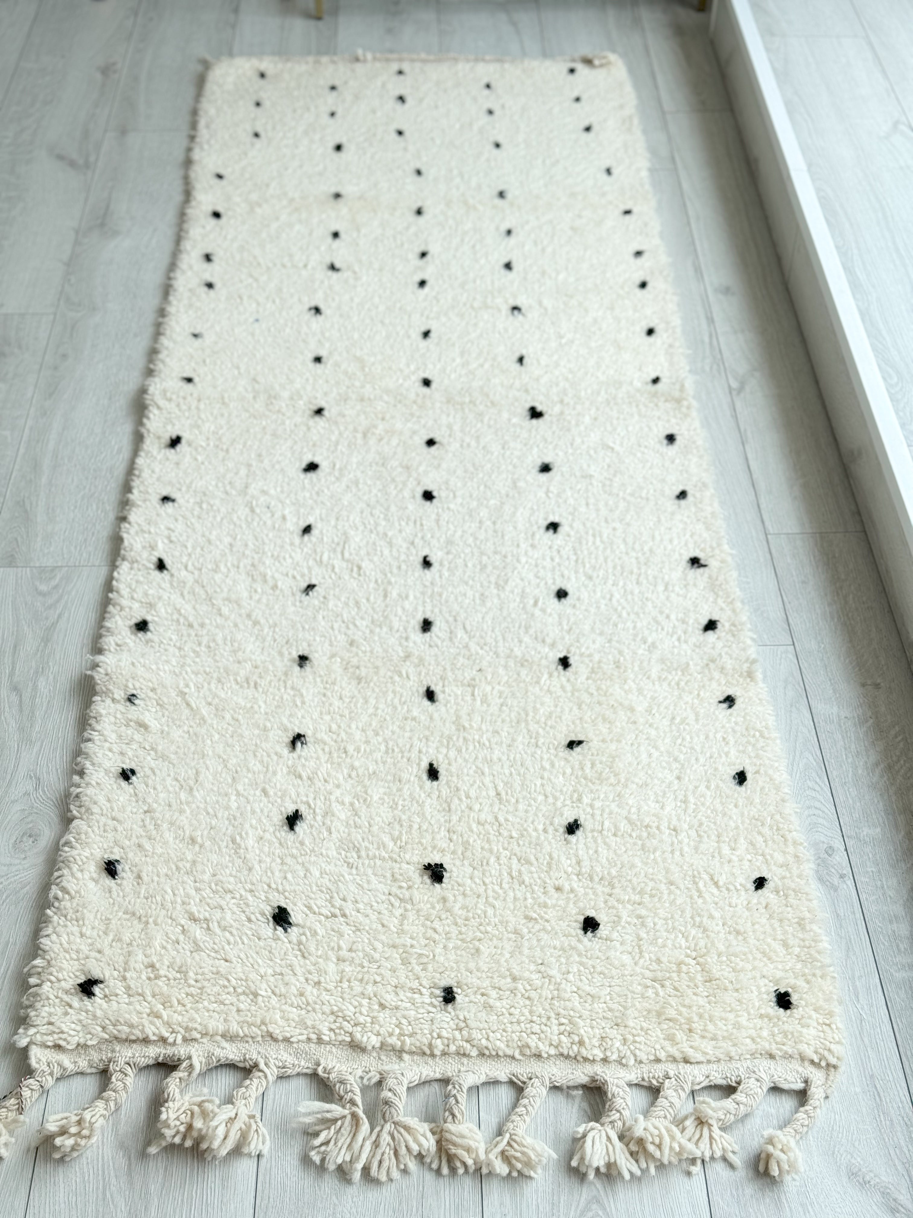 Beni Ouarain Flurteppich 80 x 295 cm – Nr. 1013