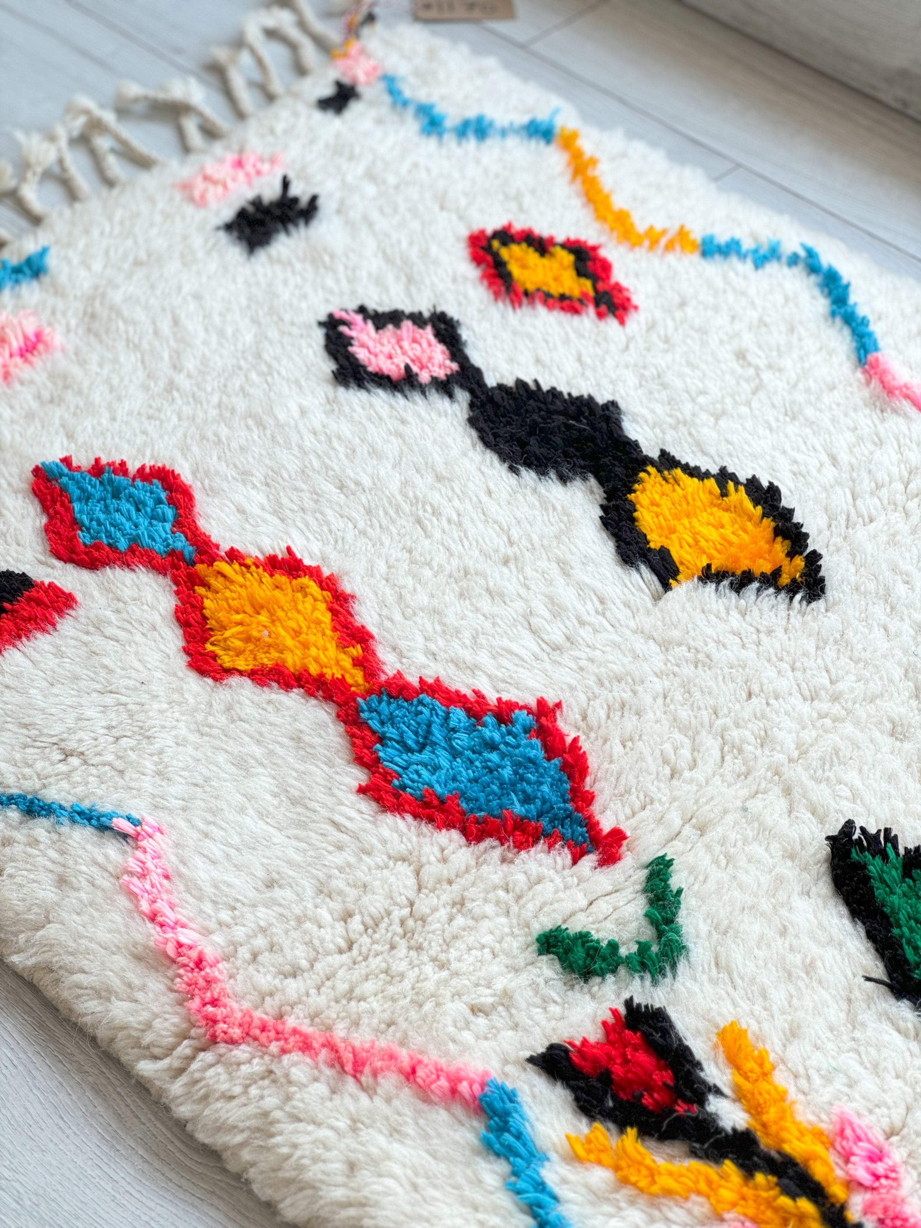 Colorful Berber hallway rug 82 x 242 cm - n°1170