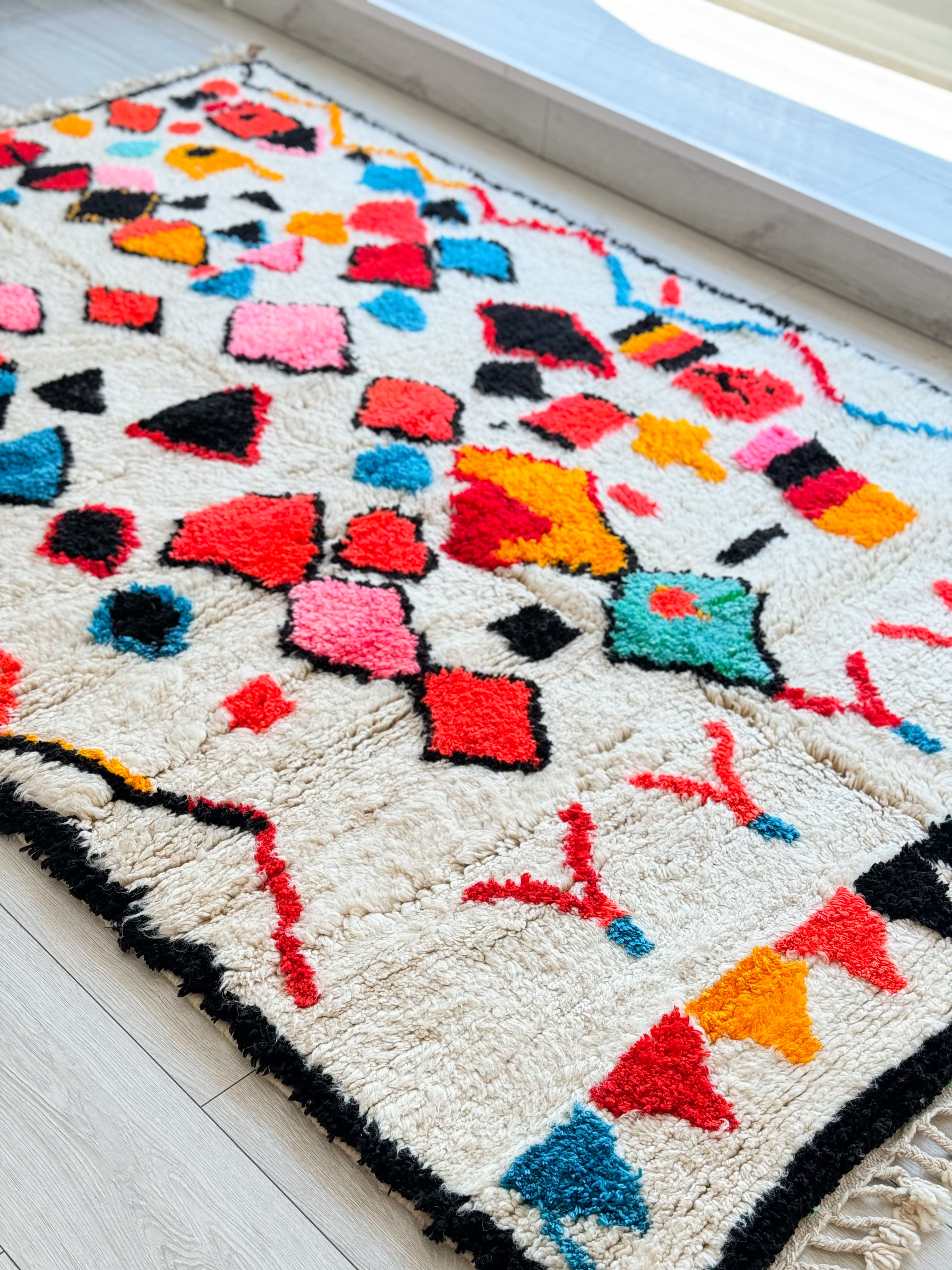 Colorful Berber rug 160 x 260 cm - n°1039