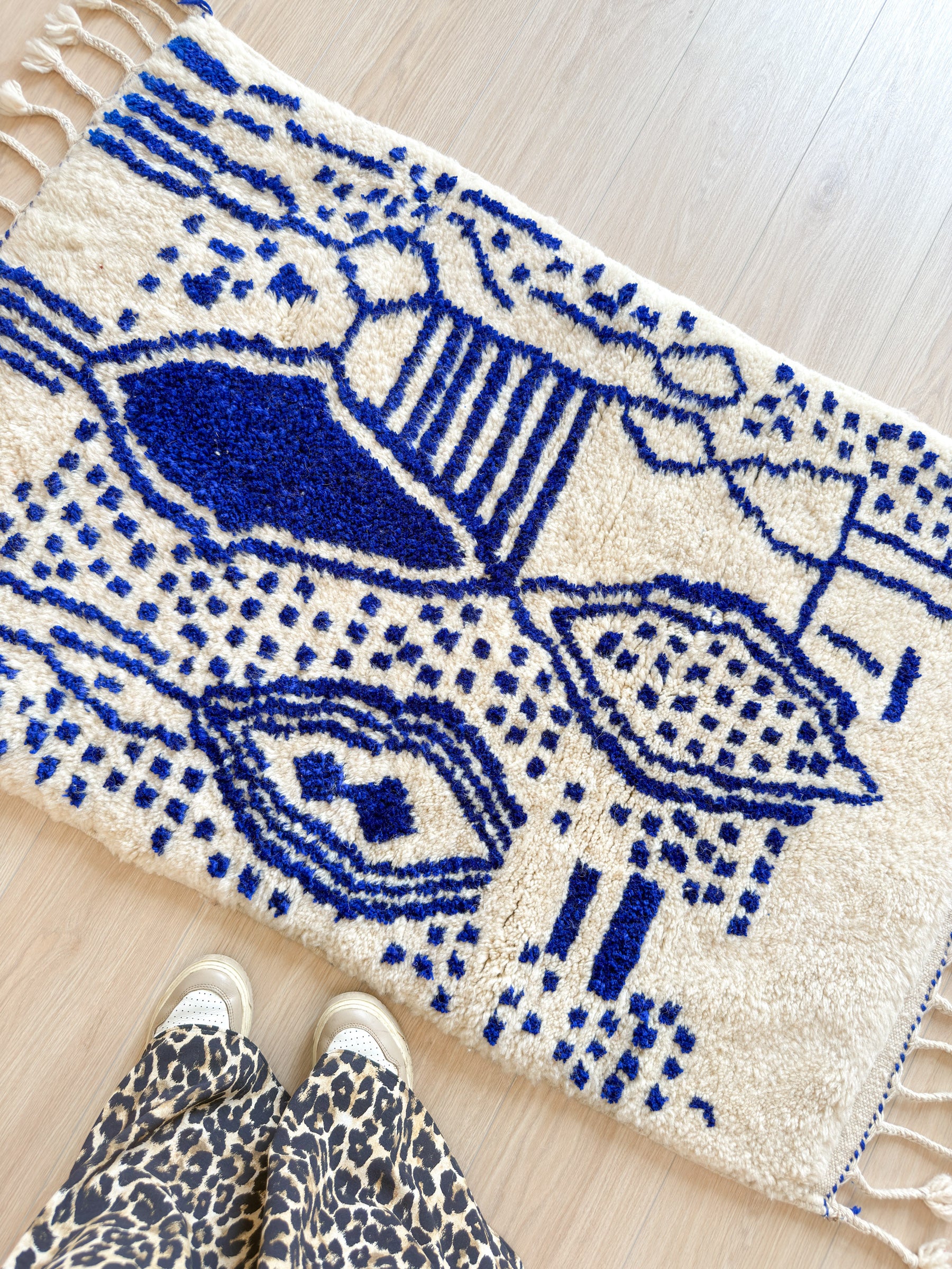 Colorful Berber rug 86 x 157 cm - n°2057