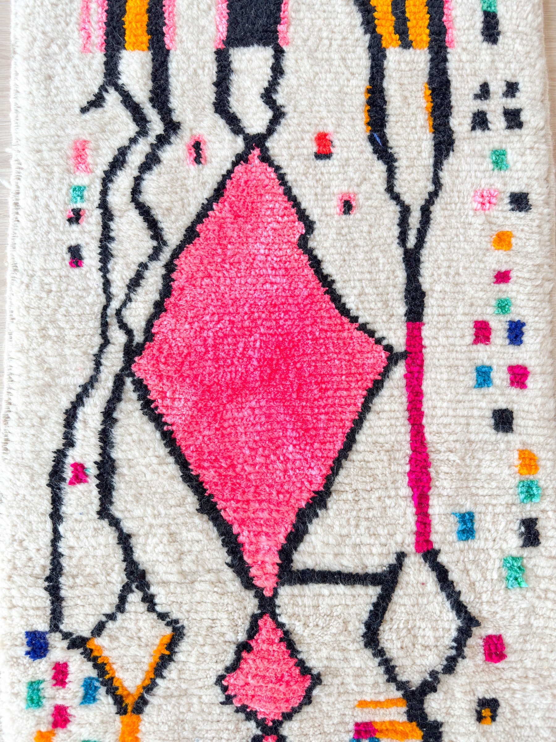 Bunter Berber-Läuferteppich 82 x 302 cm – Nr. 1944