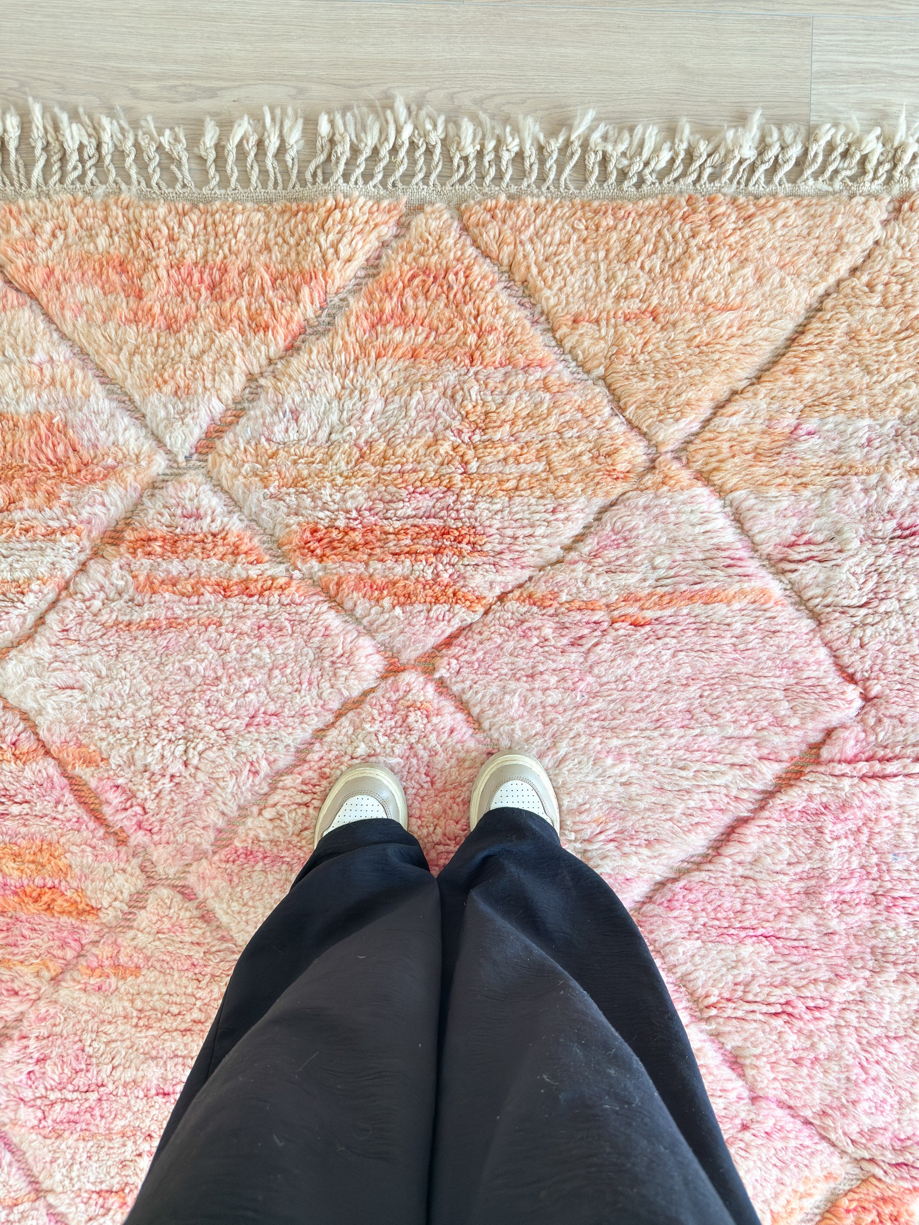Tapis berbère coloré 114 x 165 cm - n°2086