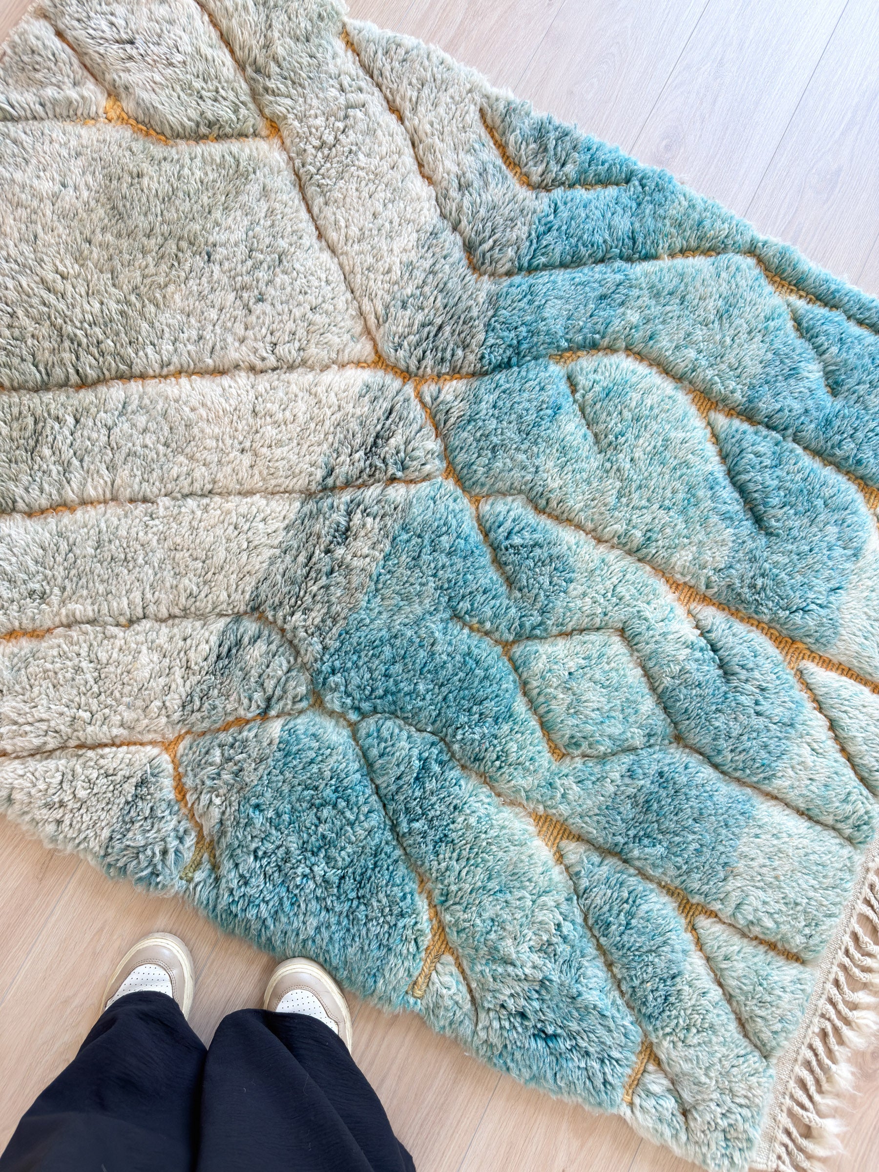 Tapis berbère coloré 115 x 165 cm - n°2154