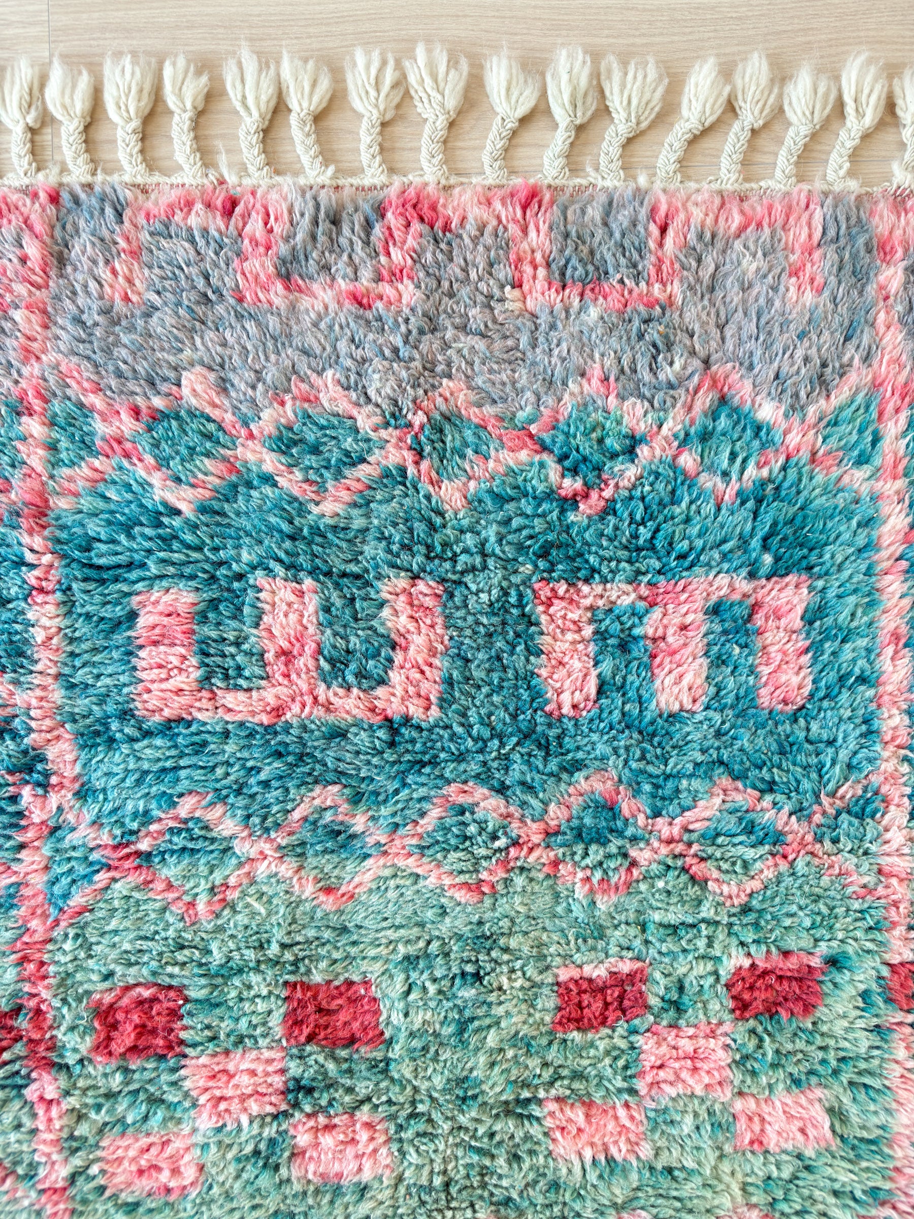 Colorful Berber rug 99 x 167 cm - n°2123