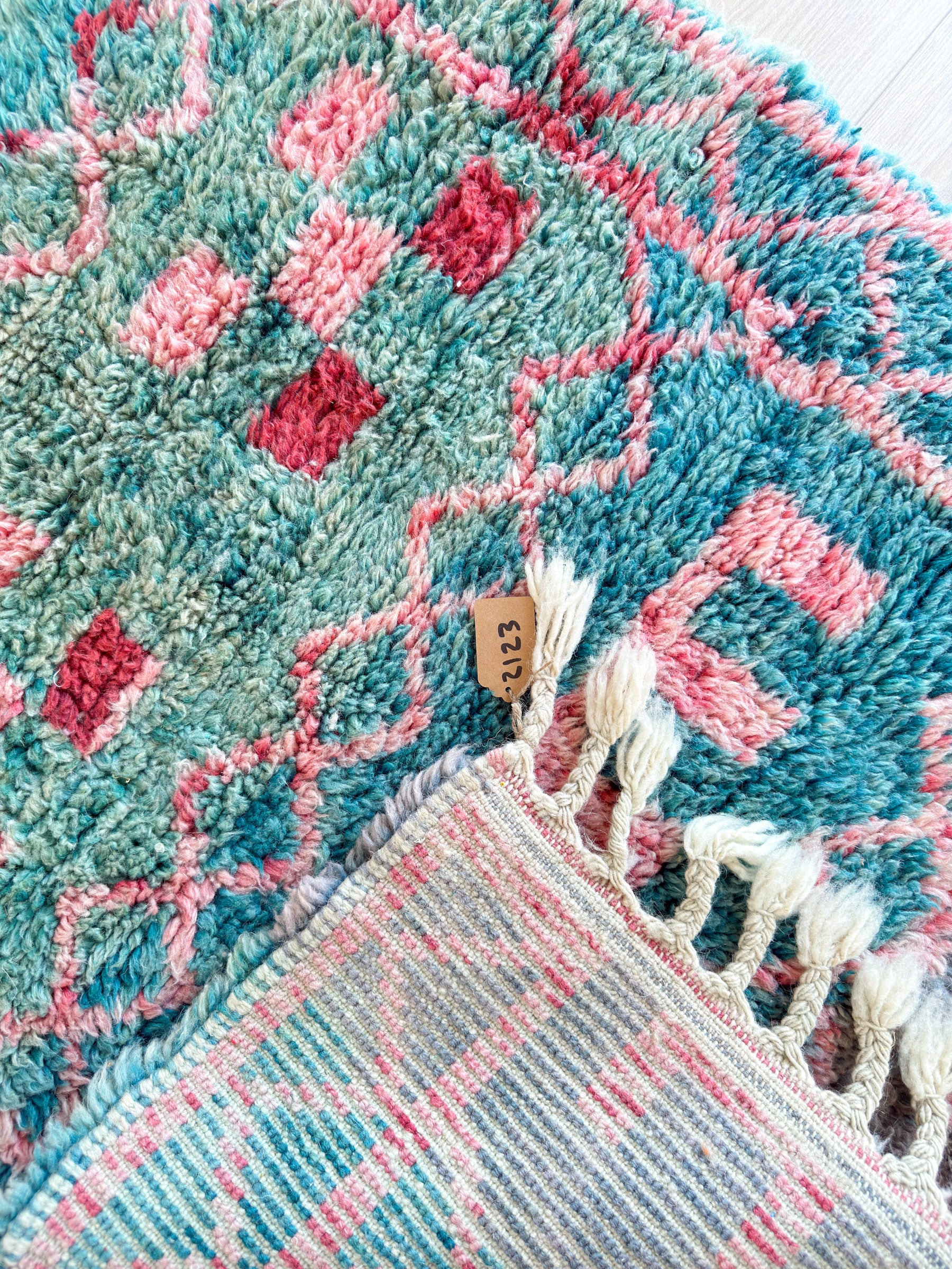 Colorful Berber rug 99 x 167 cm - n°2123