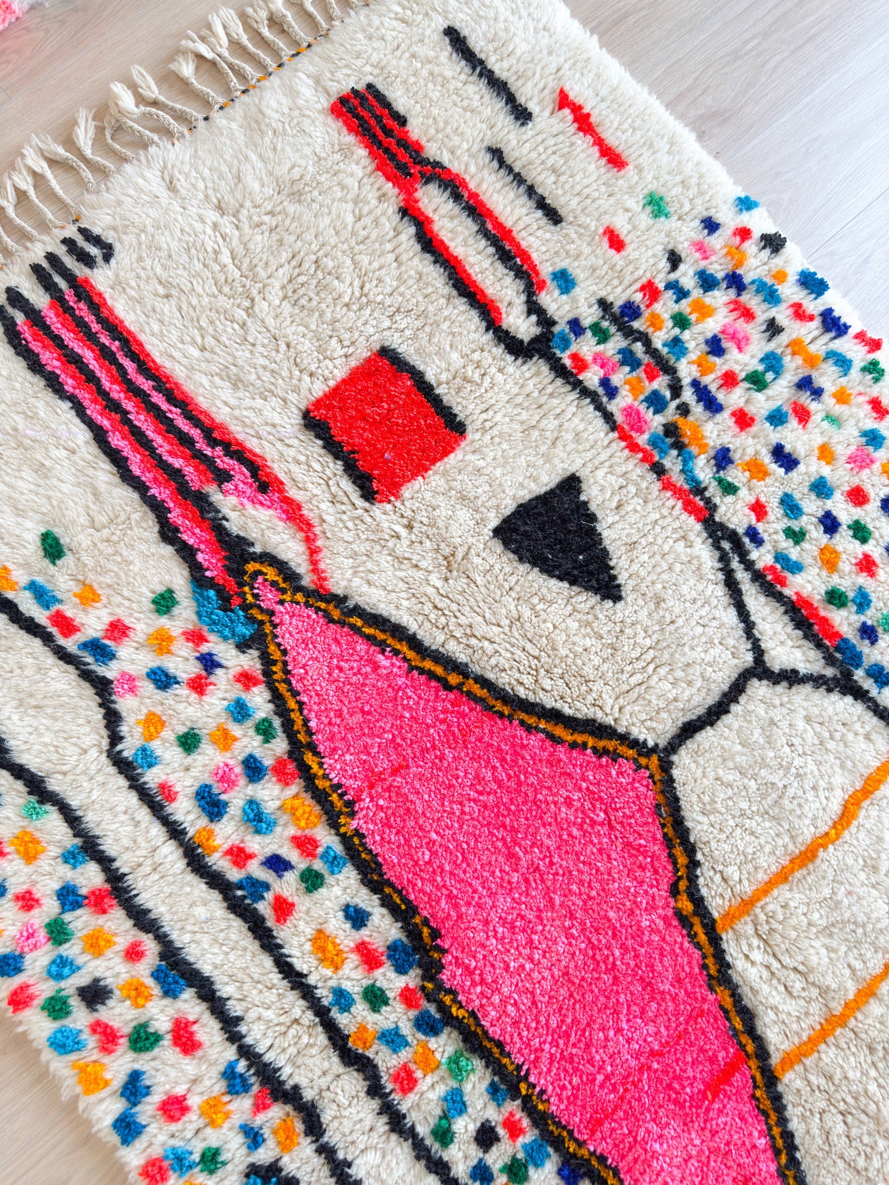 Tapis berbère coloré 145 x 265 cm - n°2114