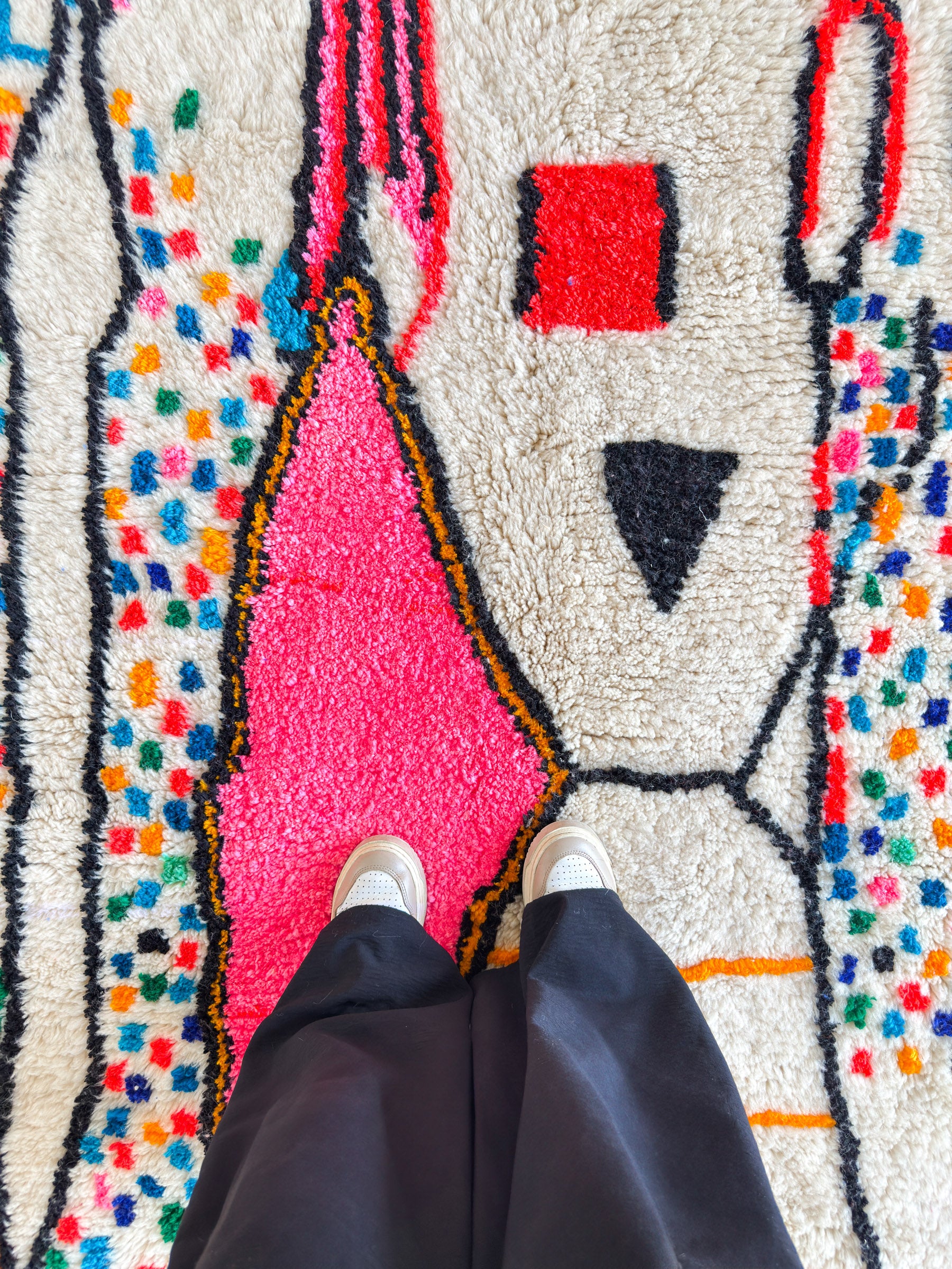 Tapis berbère coloré 145 x 265 cm - n°2114