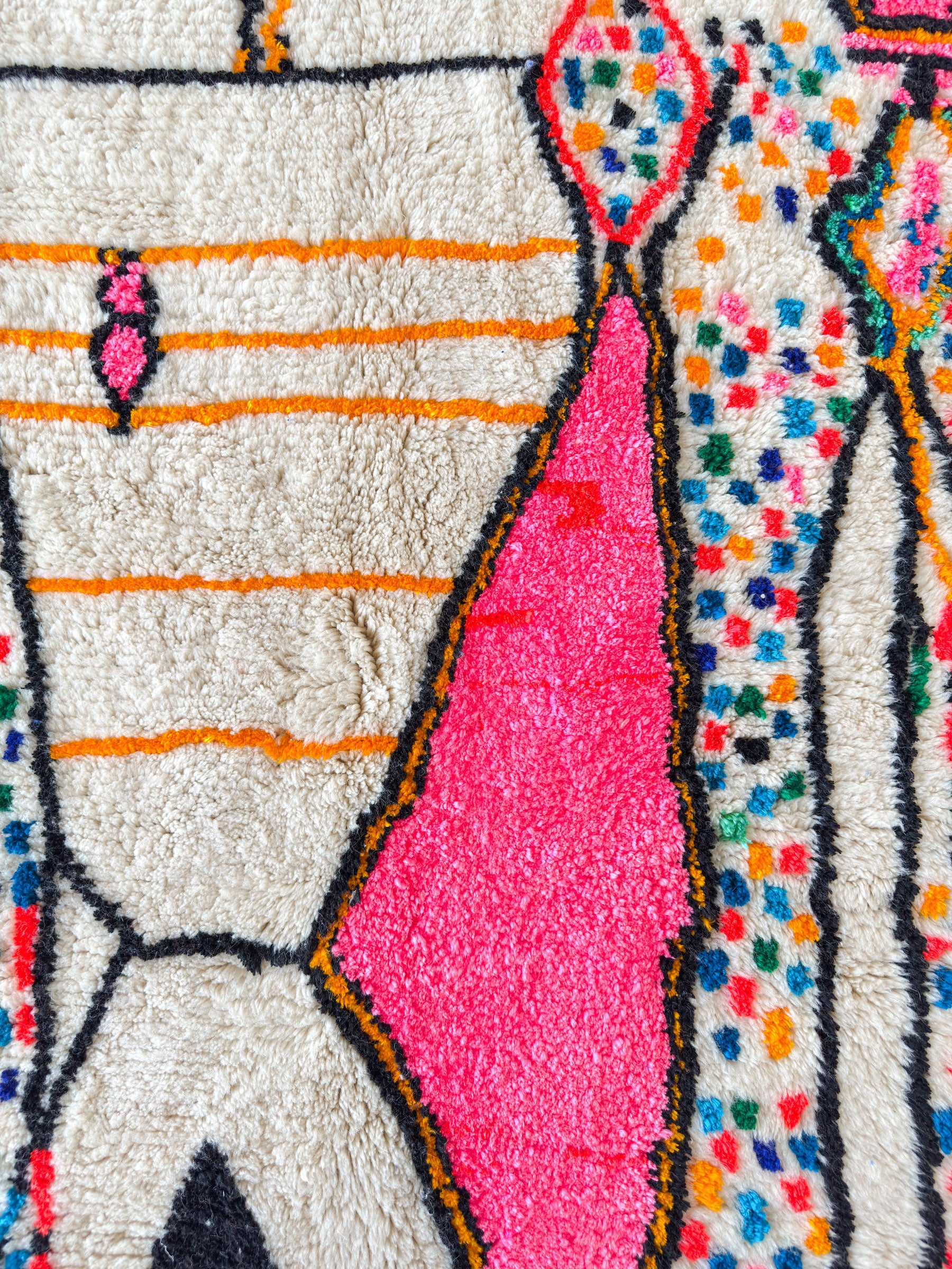 Tapis berbère coloré 145 x 265 cm - n°2114
