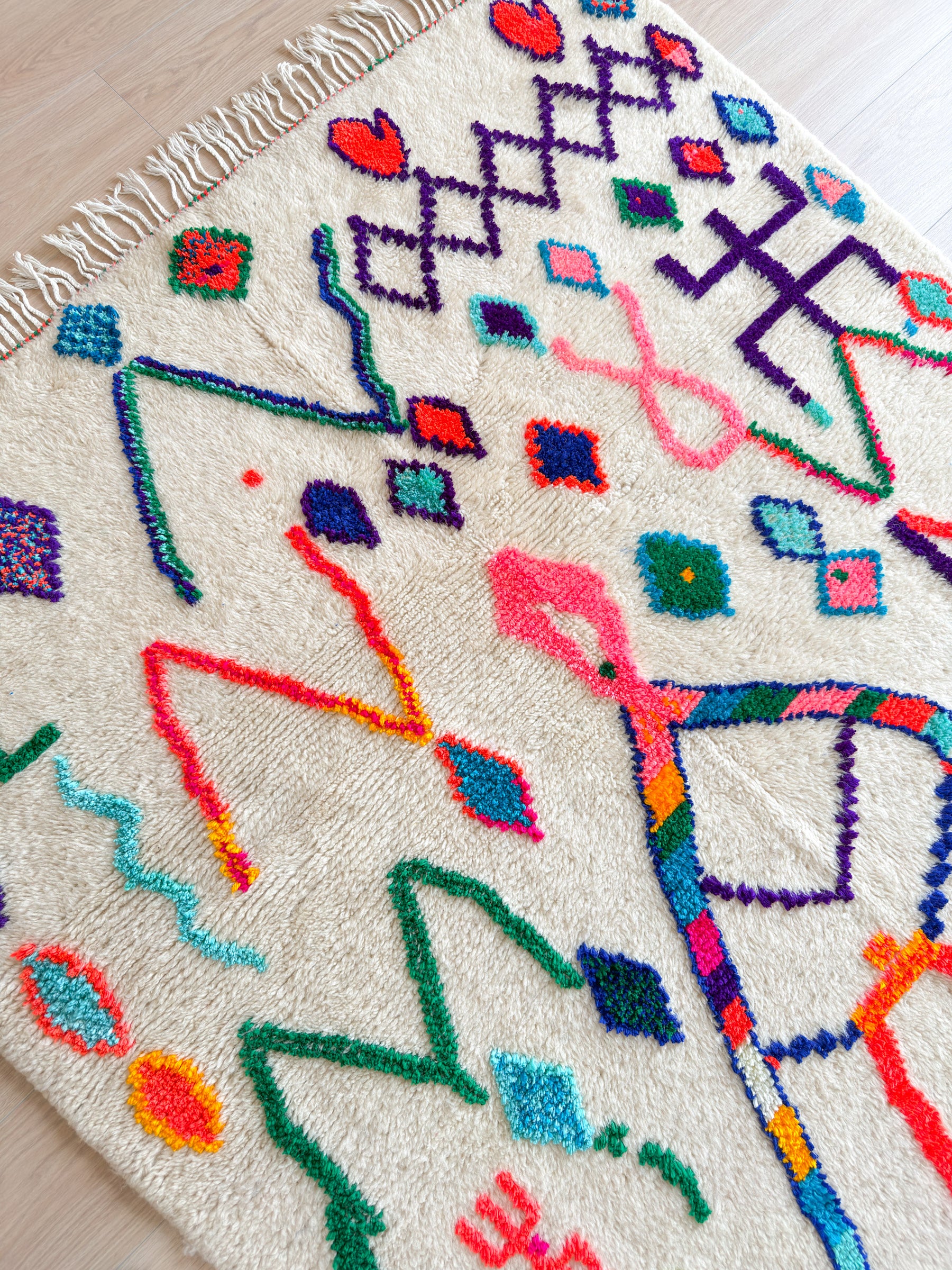 Colorful Berber rug 155 x 250 cm - n°1455