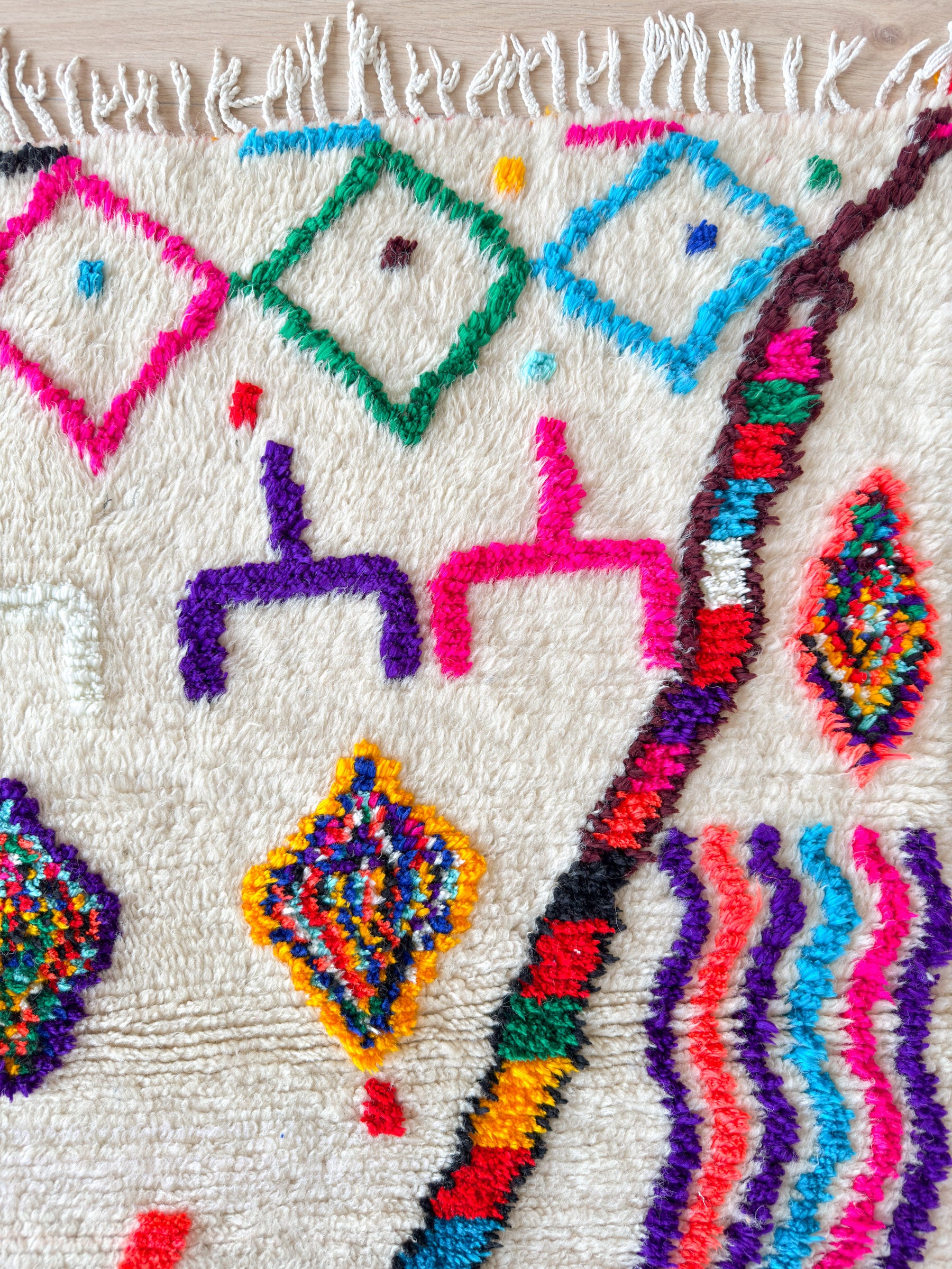 Colorful Berber rug 155 x 250 cm - n°1455