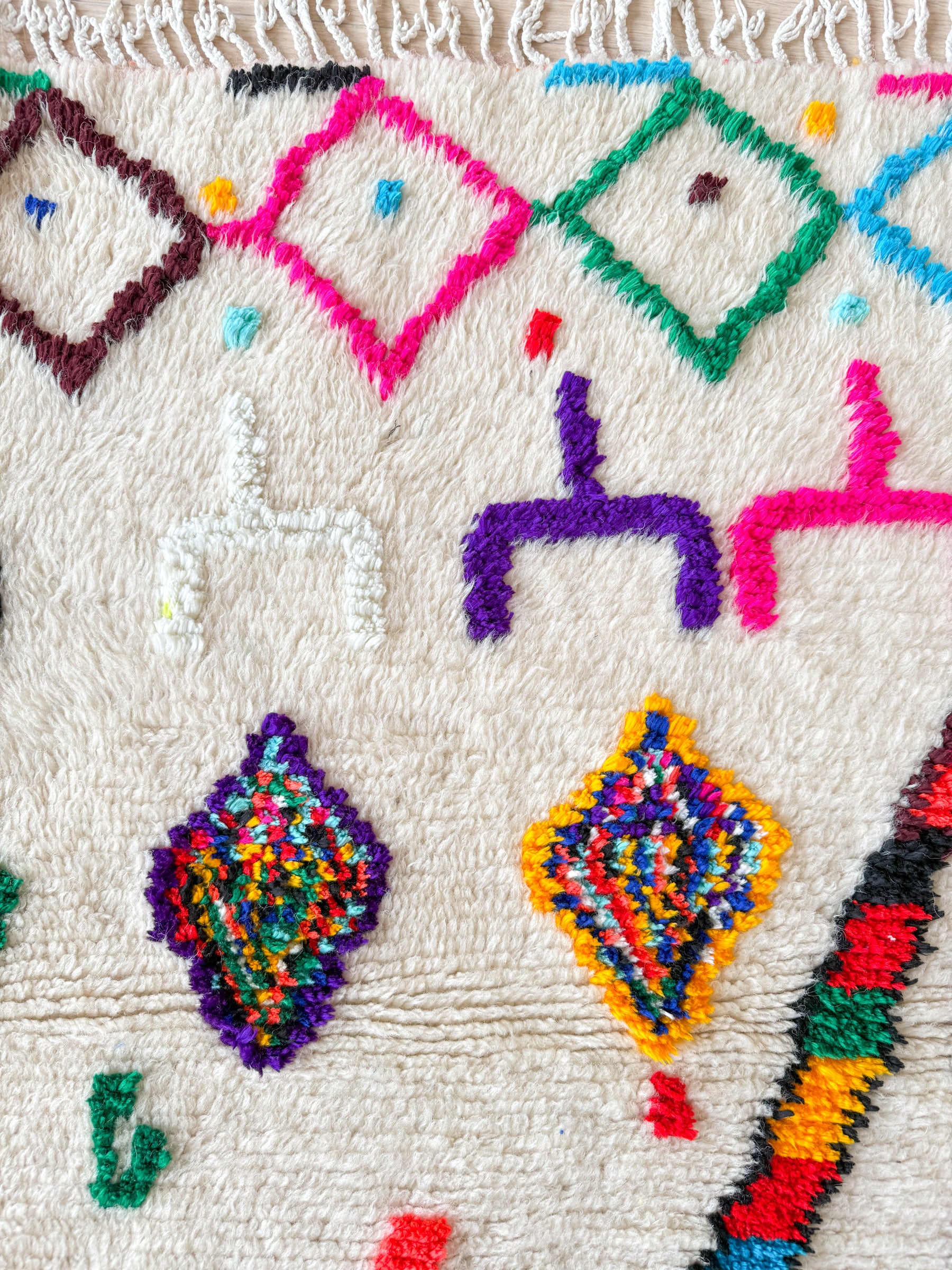 Colorful Berber rug 155 x 250 cm - n°1455