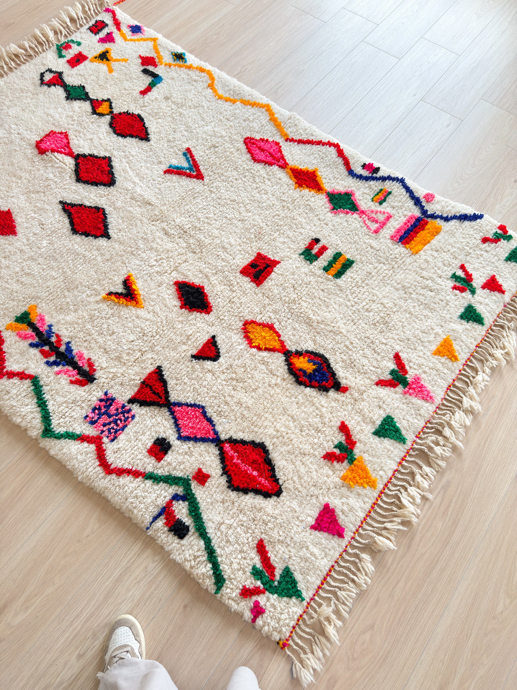 Colorful Berber rug 149 x 220 cm - n°1758