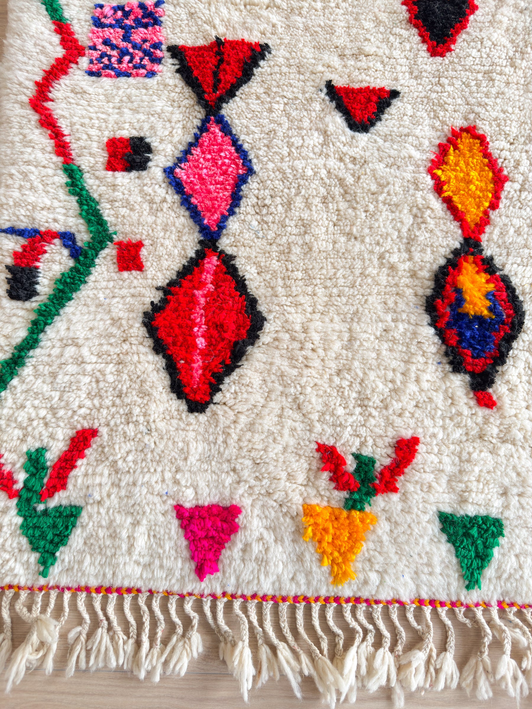 Colorful Berber rug 149 x 220 cm - n°1758