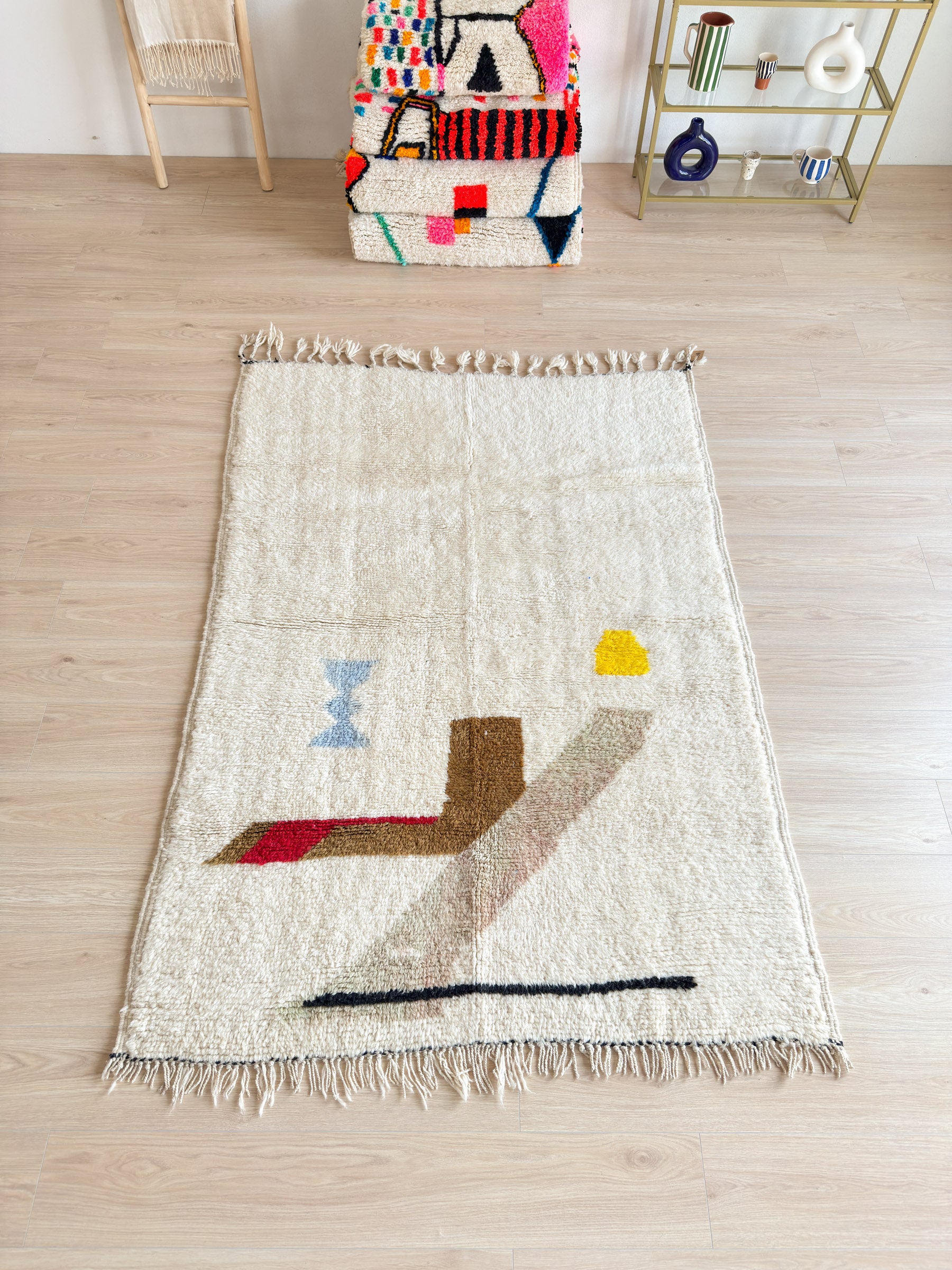 Colorful Berber rug 147 x 218 cm - n°1498