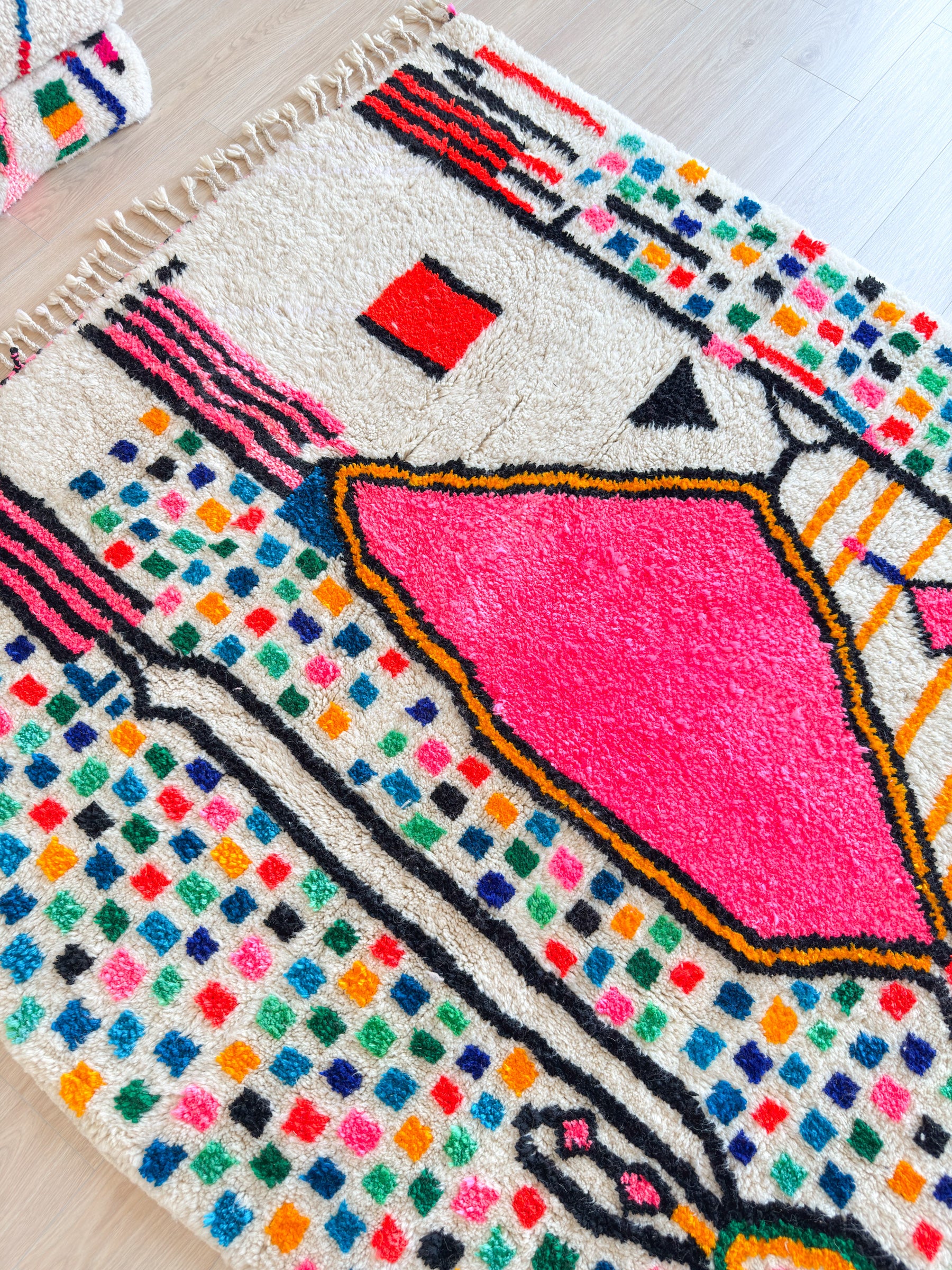 Tapis berbère coloré 187 x 291 cm - n°1955