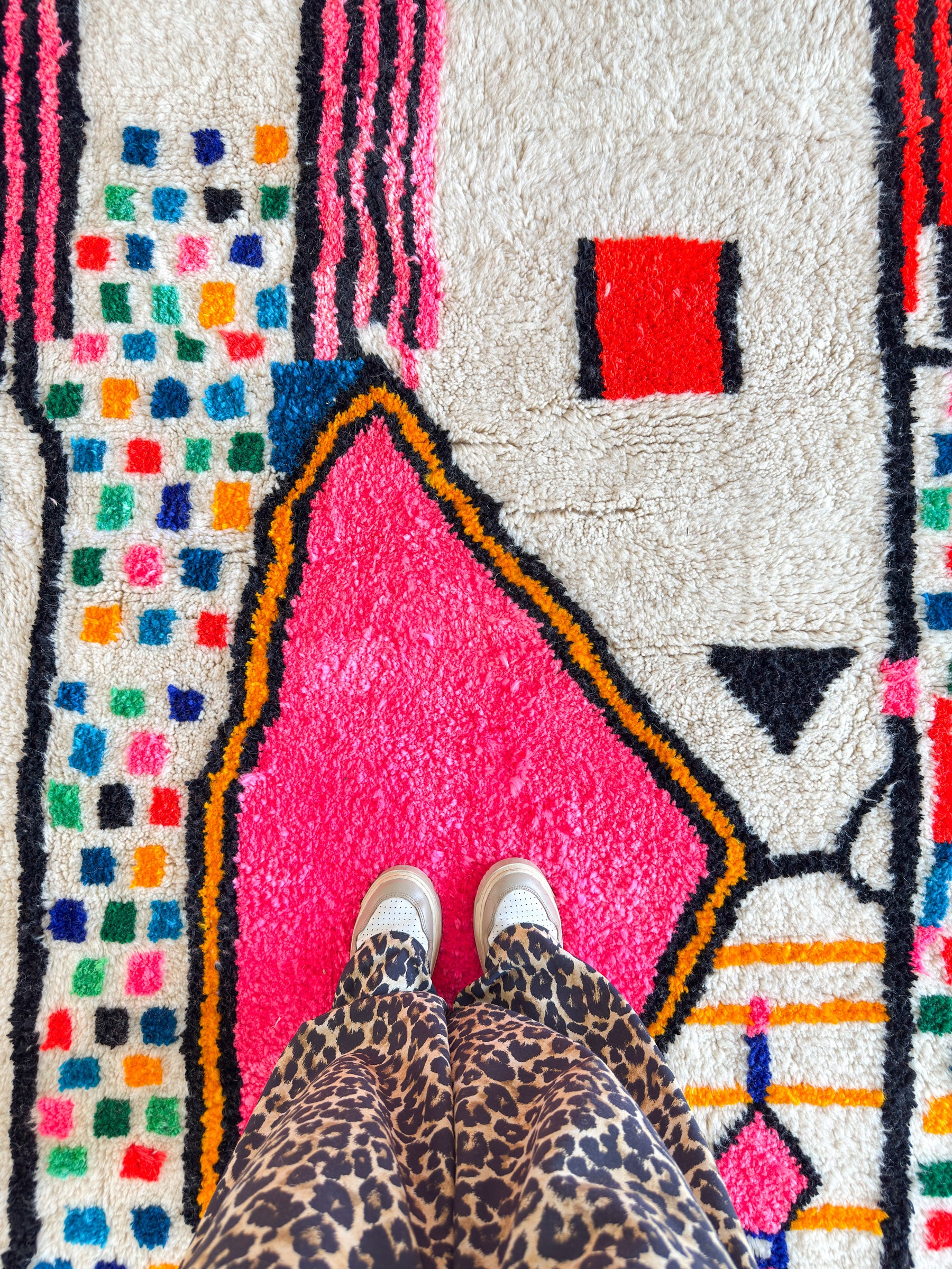 Tapis berbère coloré 187 x 291 cm - n°1955