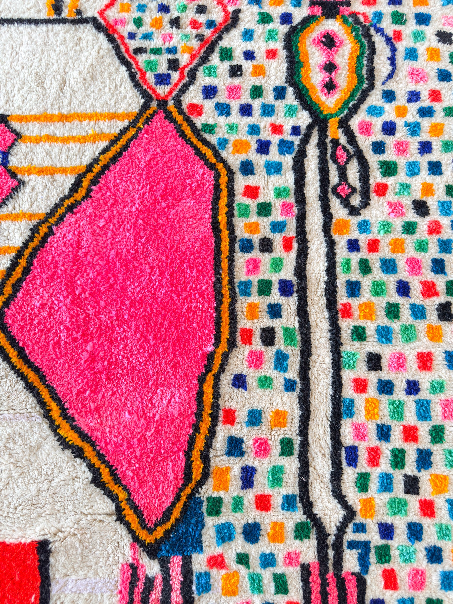 Tapis berbère coloré 187 x 291 cm - n°1955