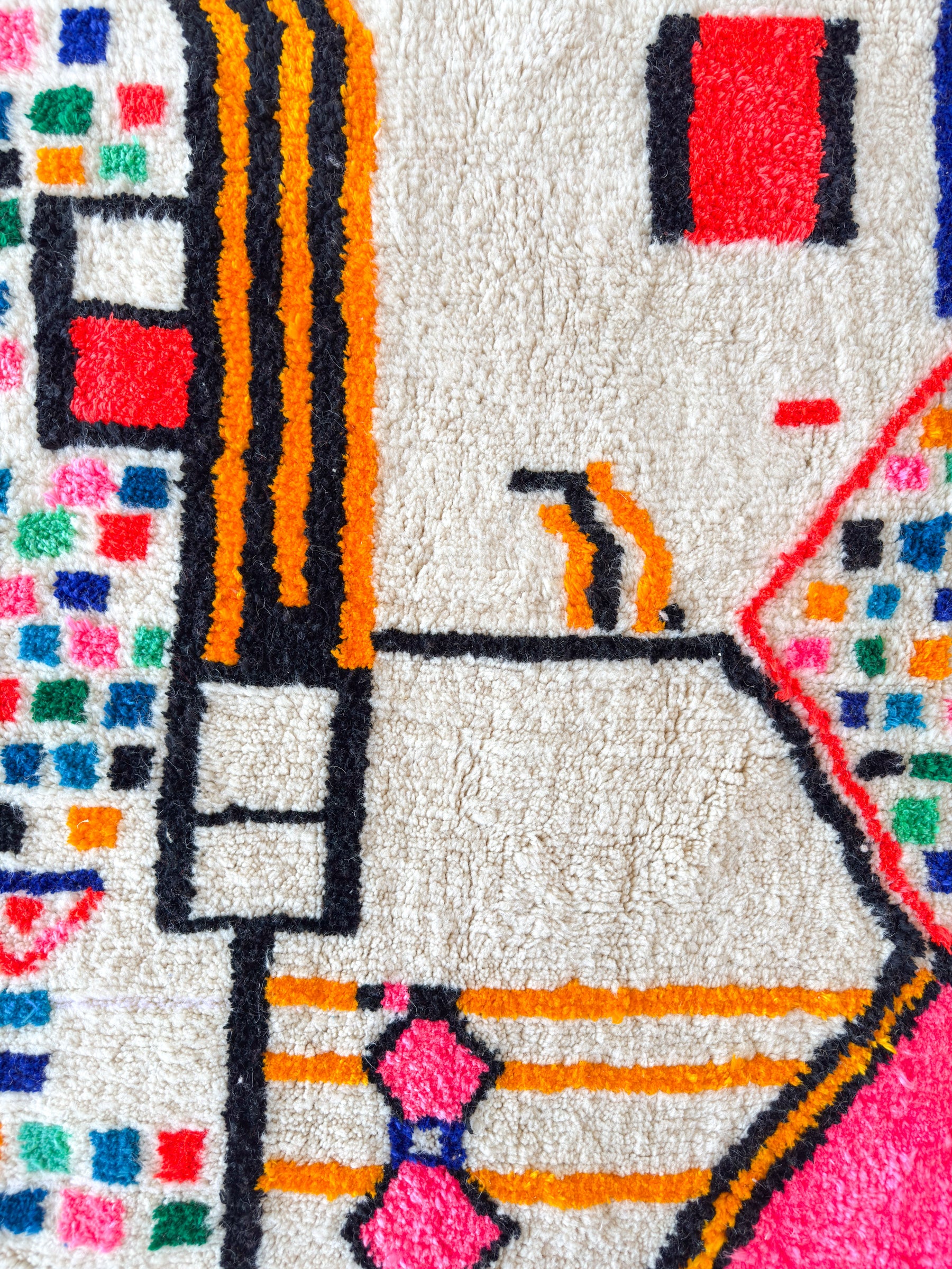 Tapis berbère coloré 187 x 291 cm - n°1955