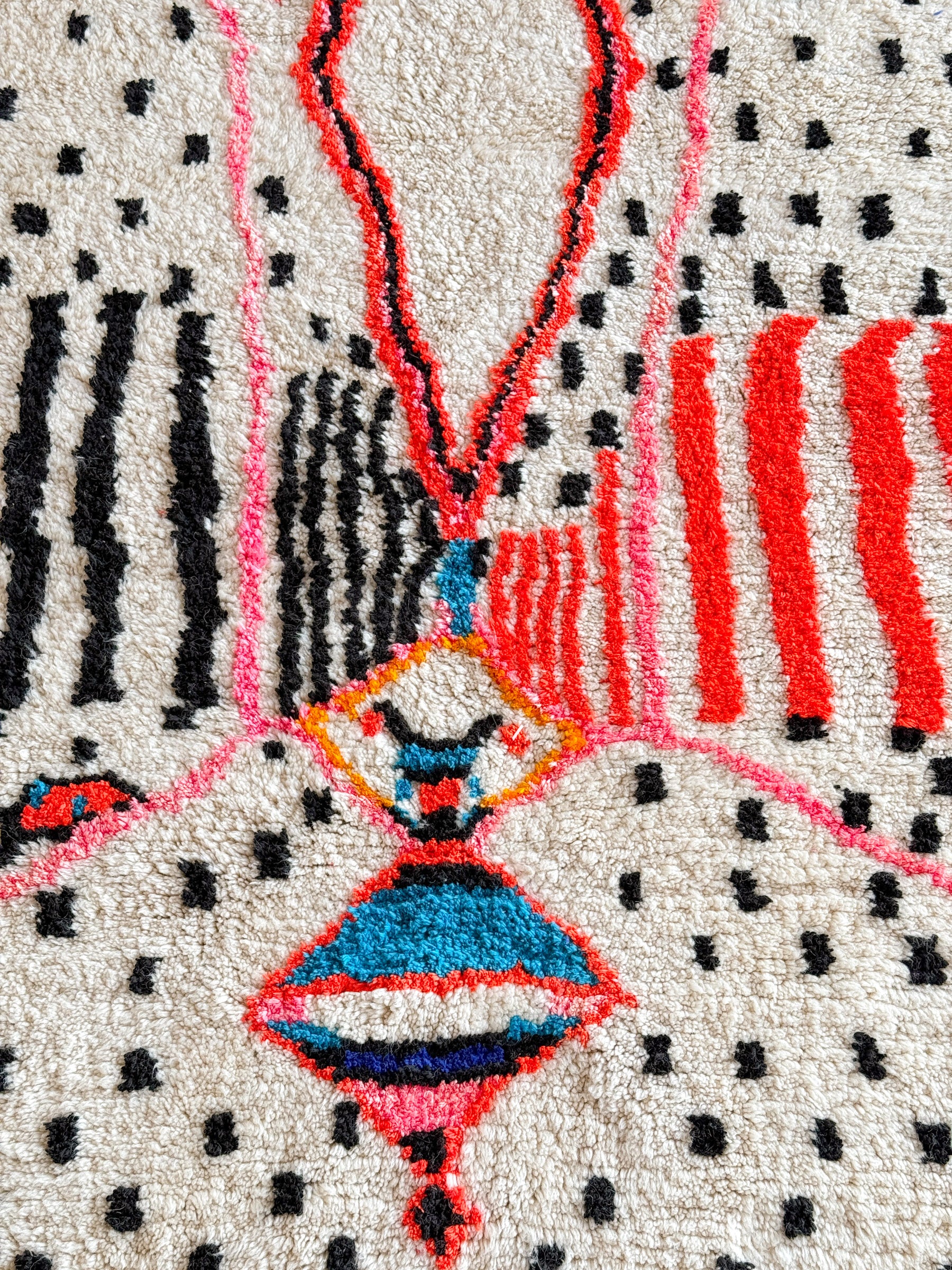 Colorful Berber rug 155 x 272 cm - n°1712