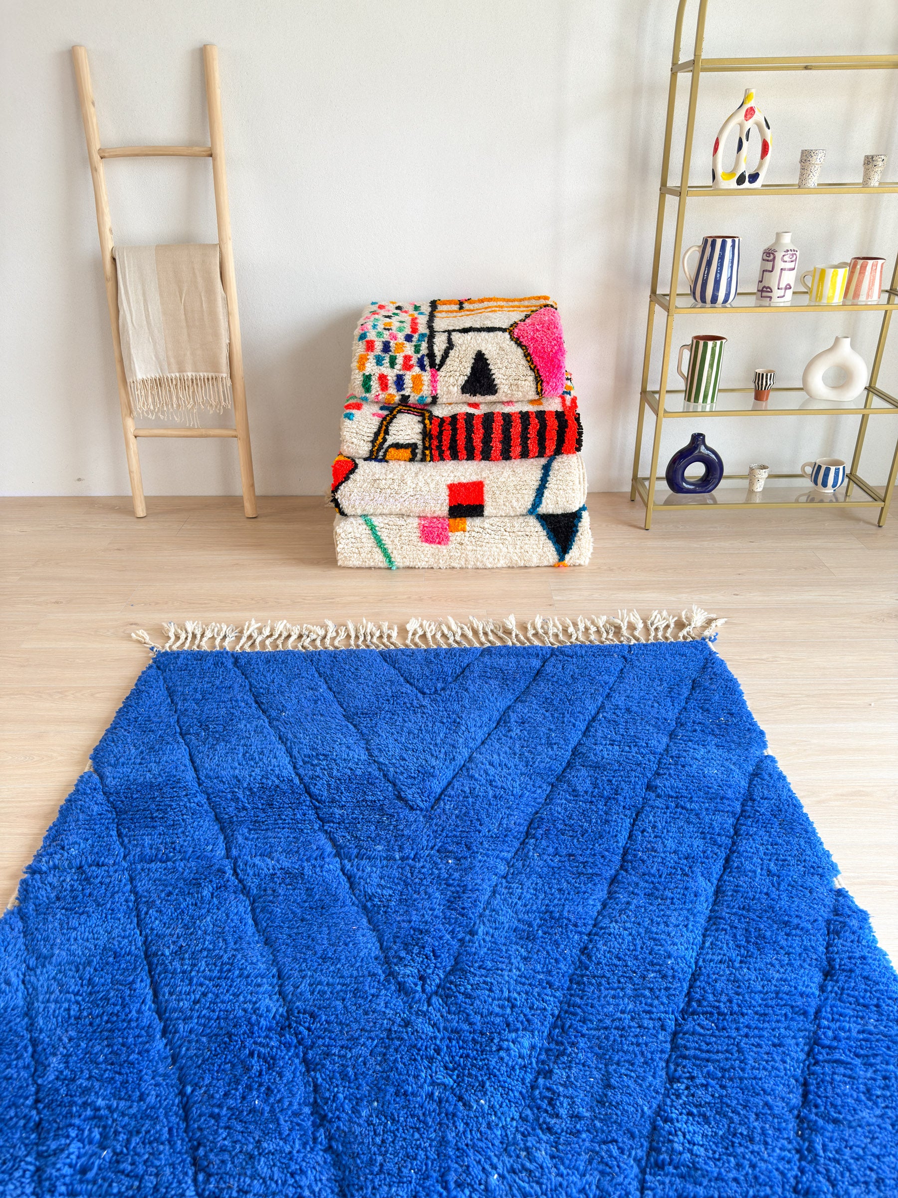 Colorful Berber Rug 150 x 266 cm - n°1779