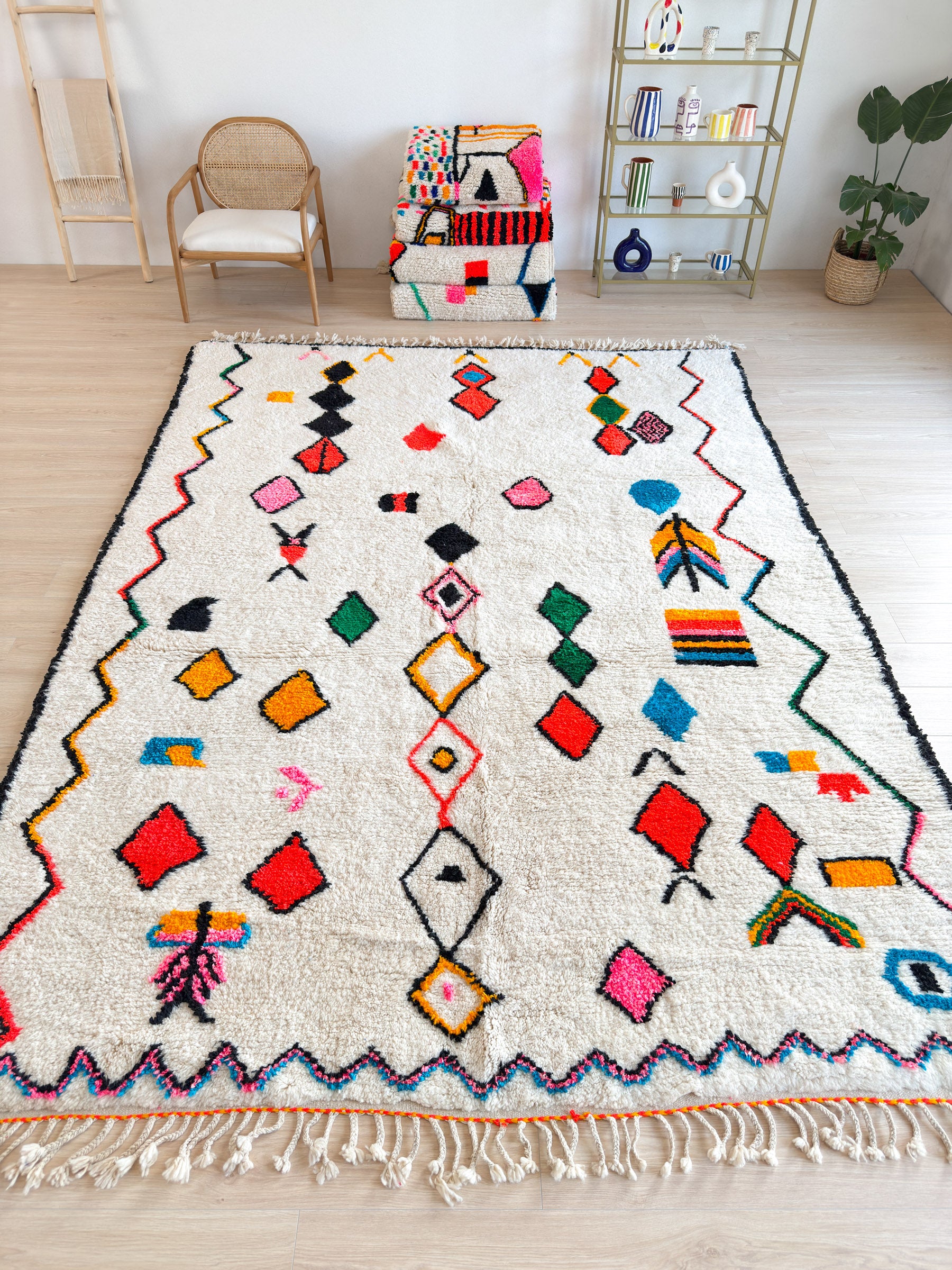 Colorful Berber Rug 251 x 362 cm - n°1824