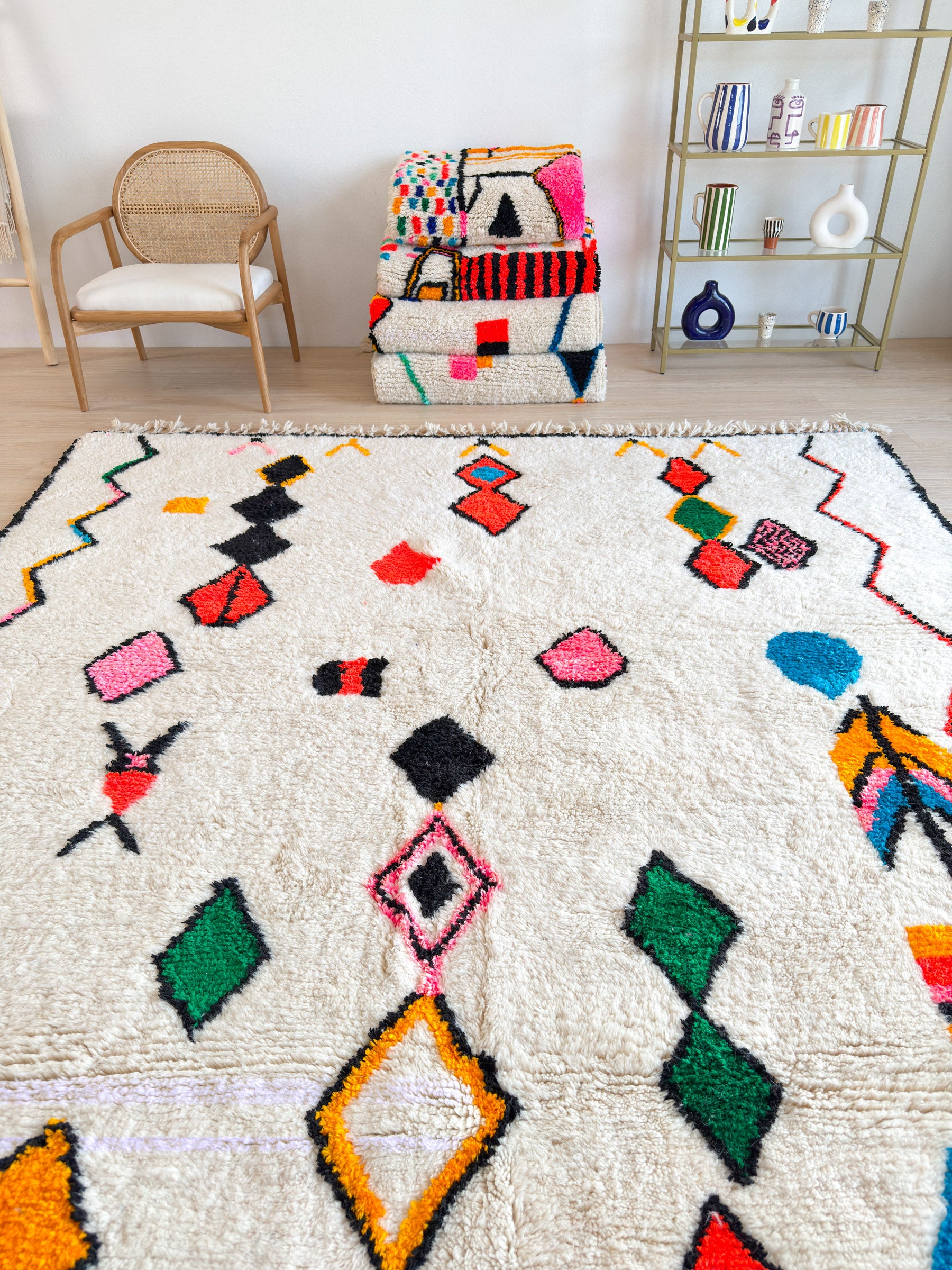 Colorful Berber Rug 251 x 362 cm - n°1824