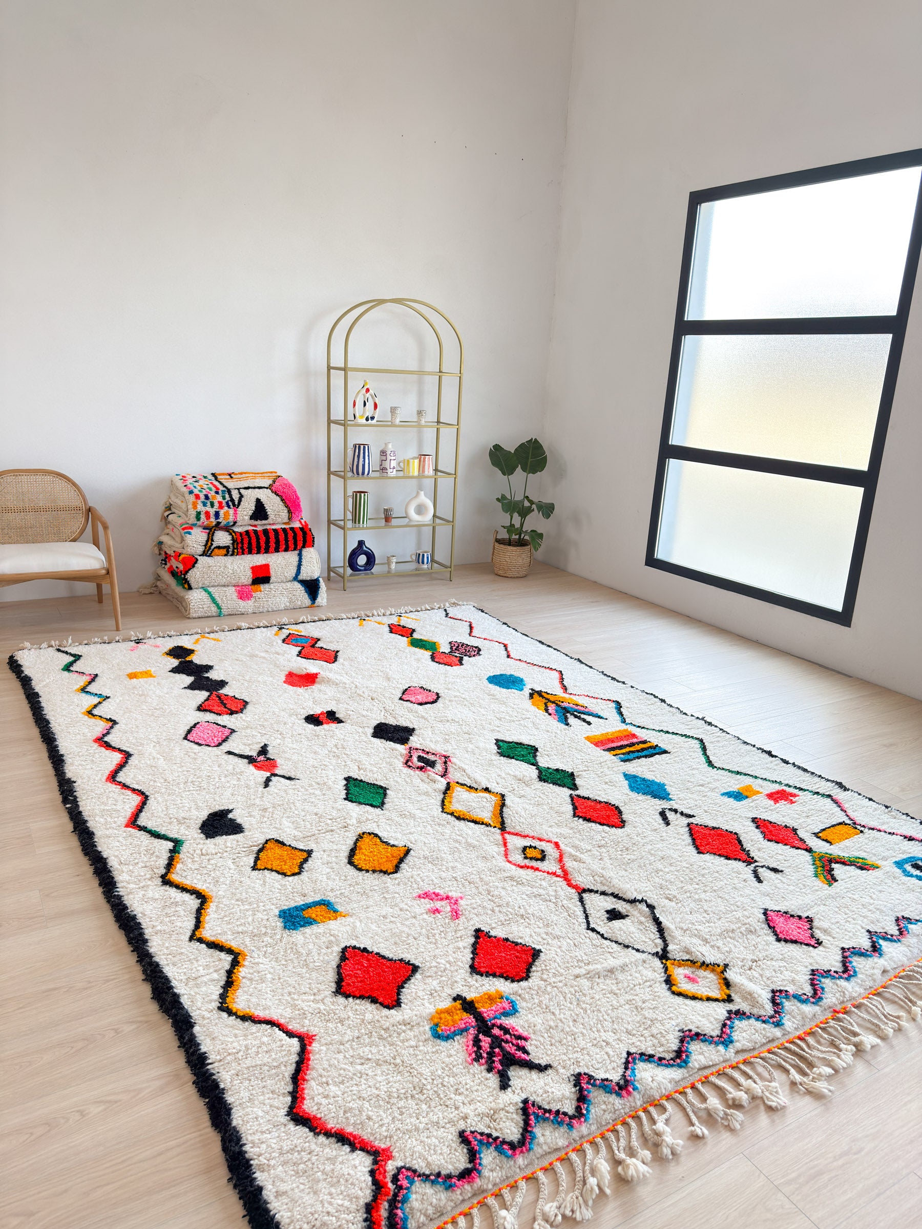 Colorful Berber Rug 251 x 362 cm - n°1824