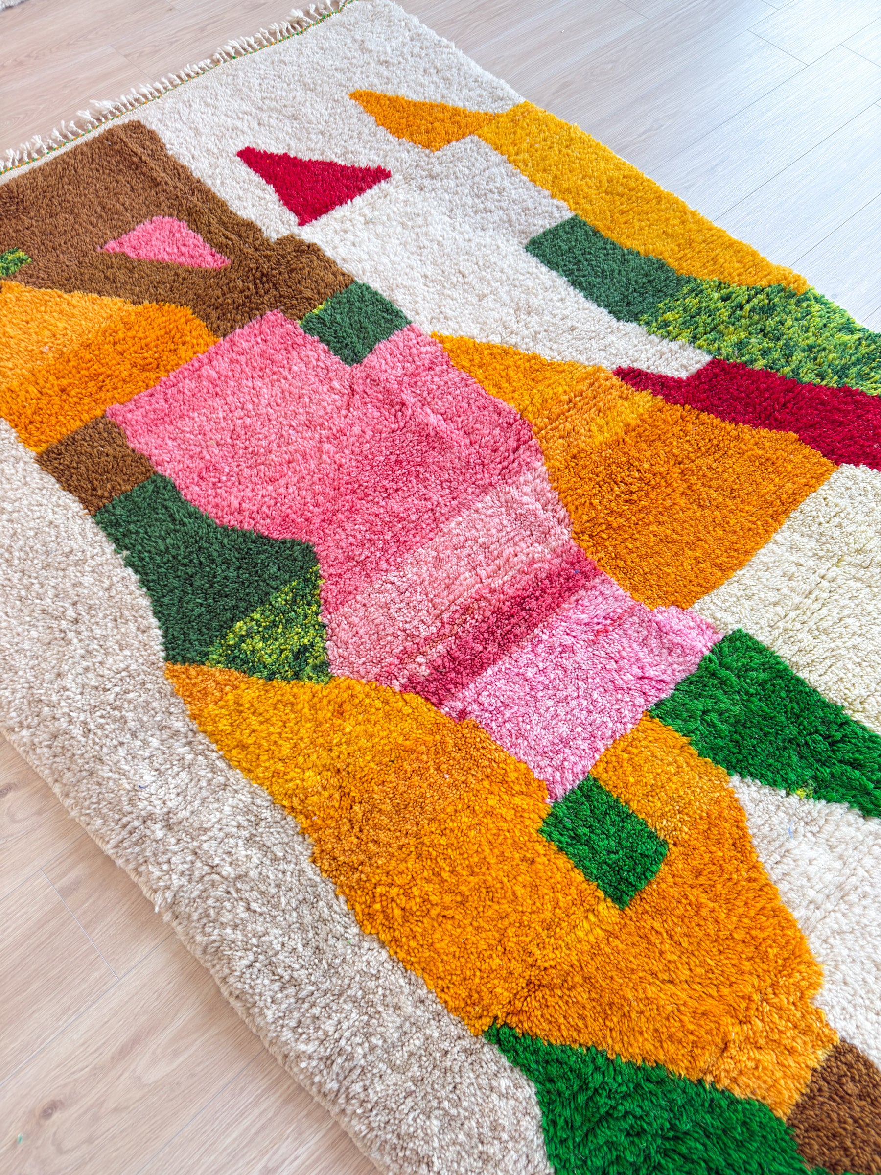 Colorful Berber Rug 165 x 274 cm - n°1836