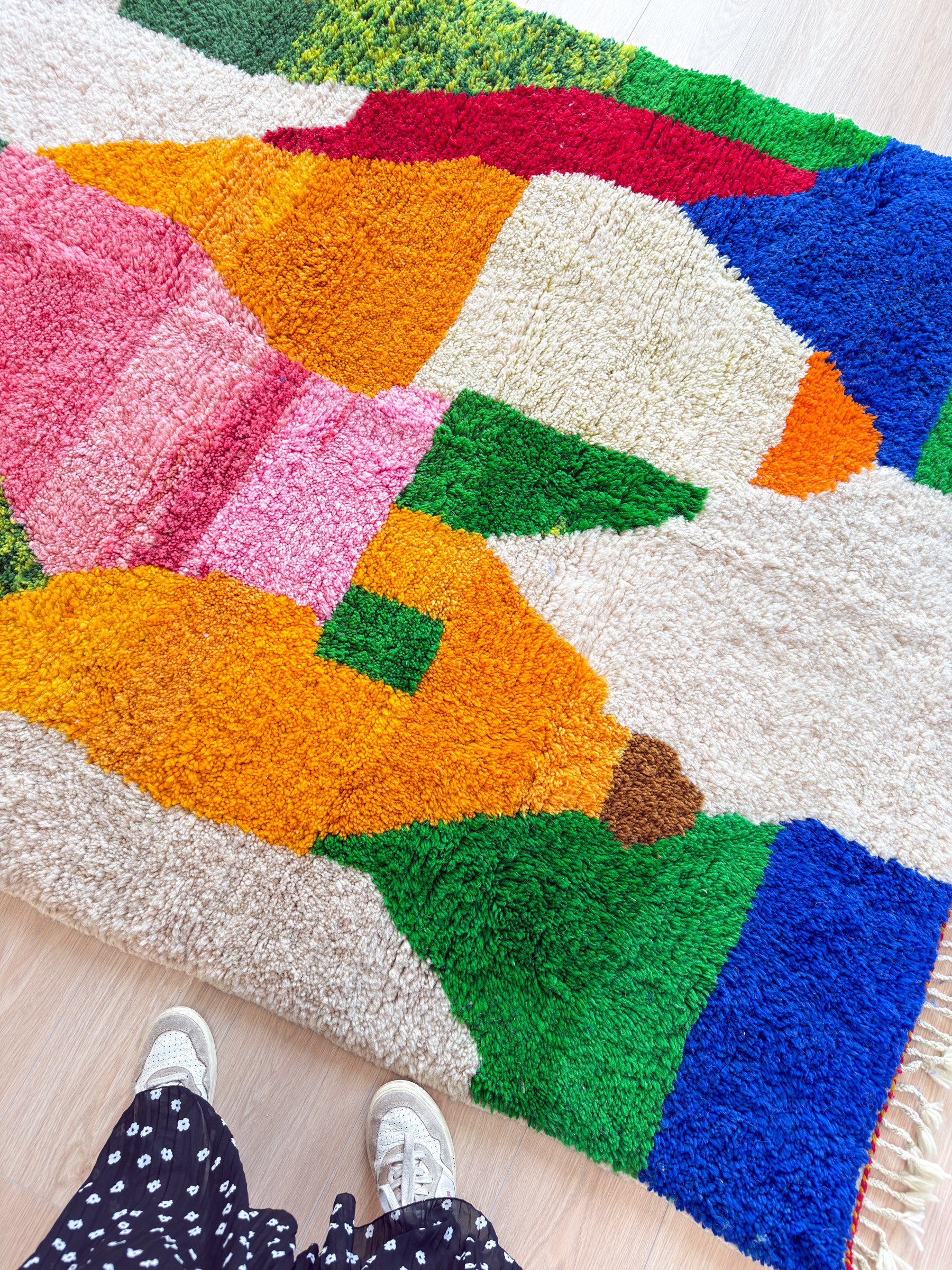 Colorful Berber Rug 165 x 274 cm - n°1836