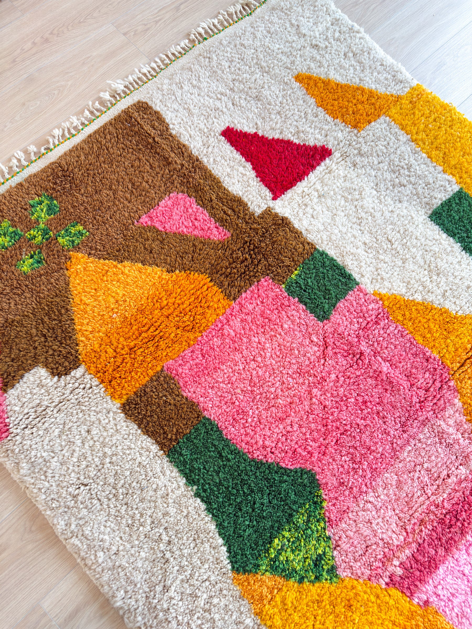 Colorful Berber Rug 165 x 274 cm - n°1836