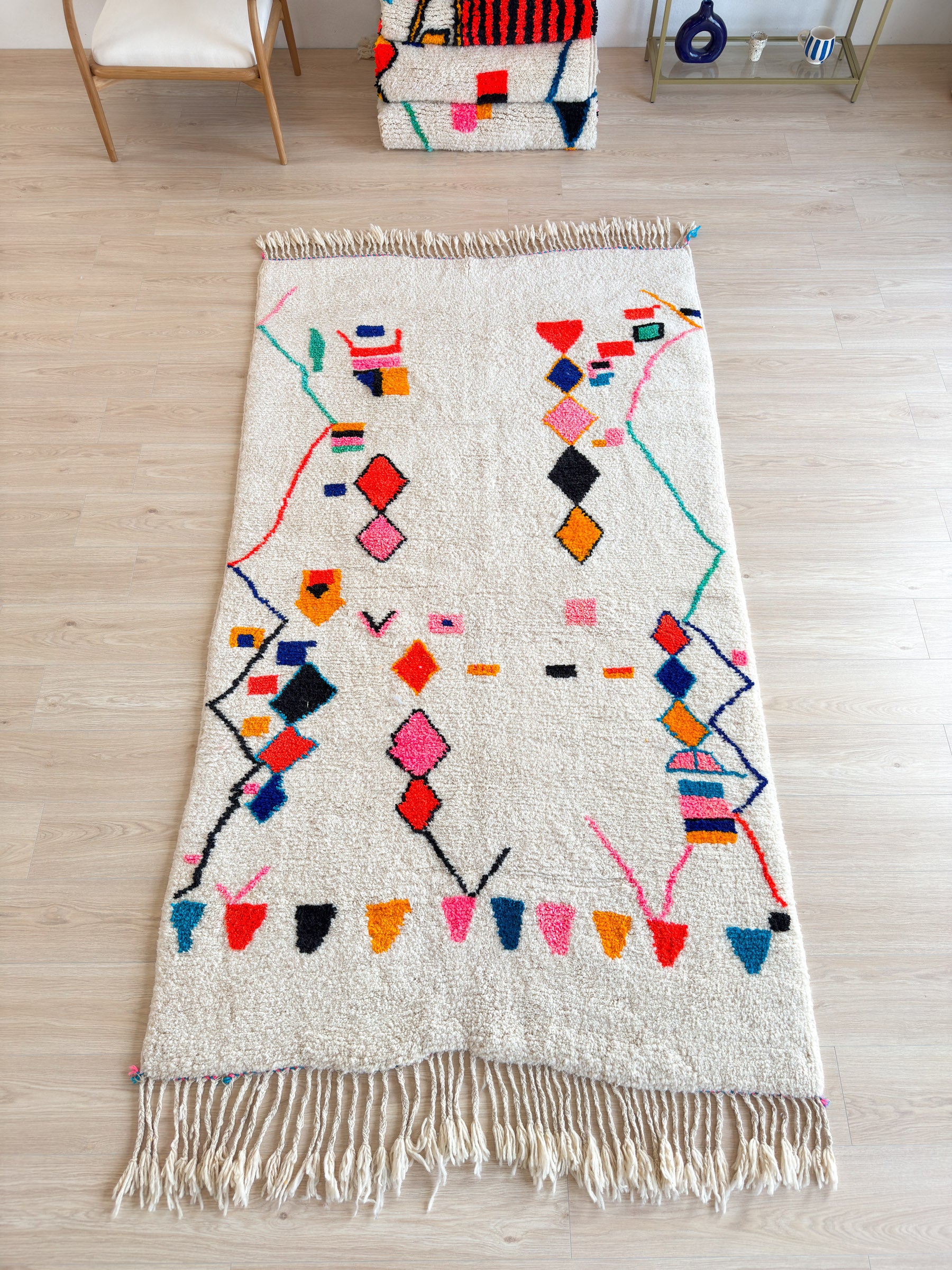 Colorful Berber Rug 150 x 300 cm - n°1891