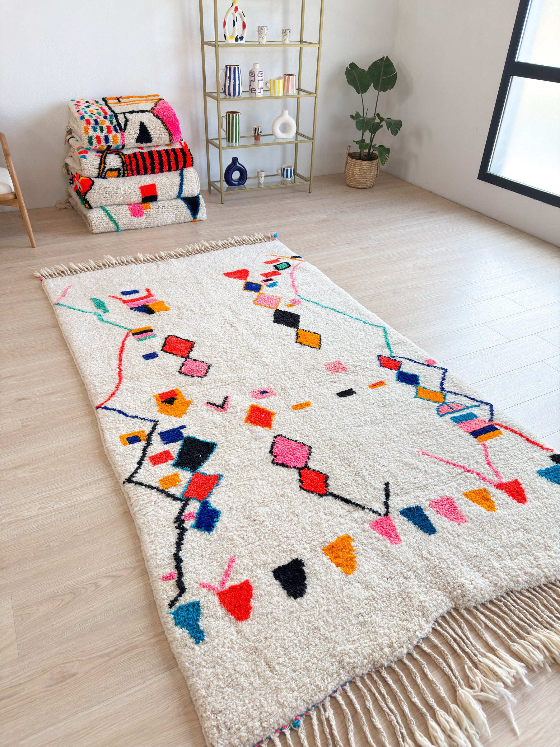 Colorful Berber Rug 150 x 300 cm - n°1891